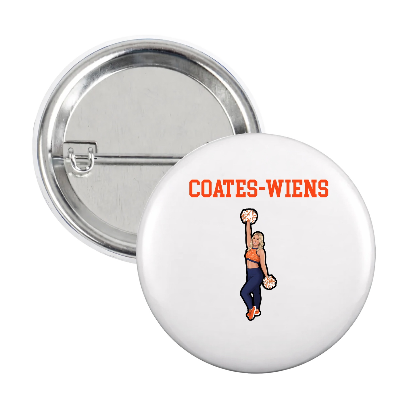 Game Day Button — Shirsey in White