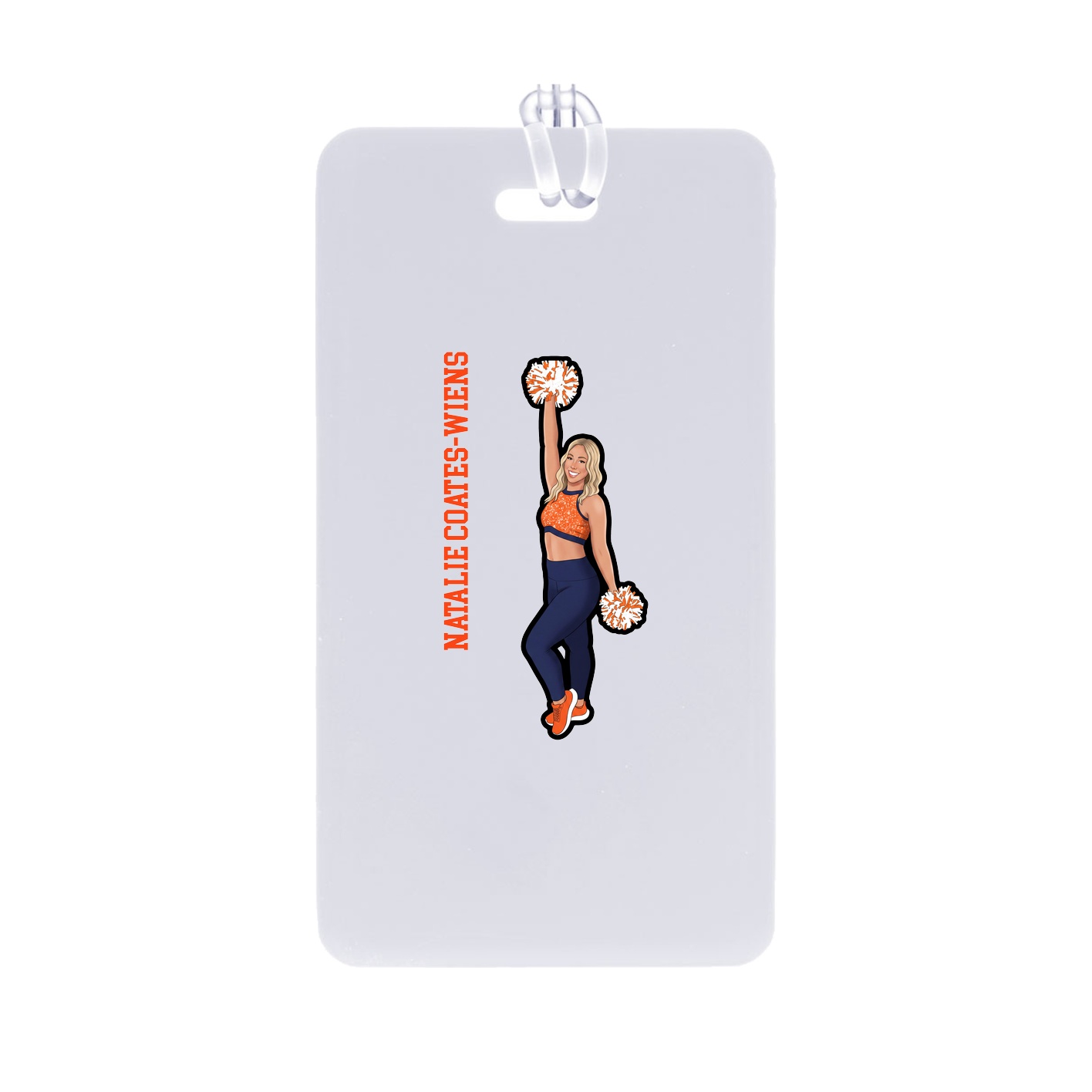 Bag Tag — Name Vertical in Classic