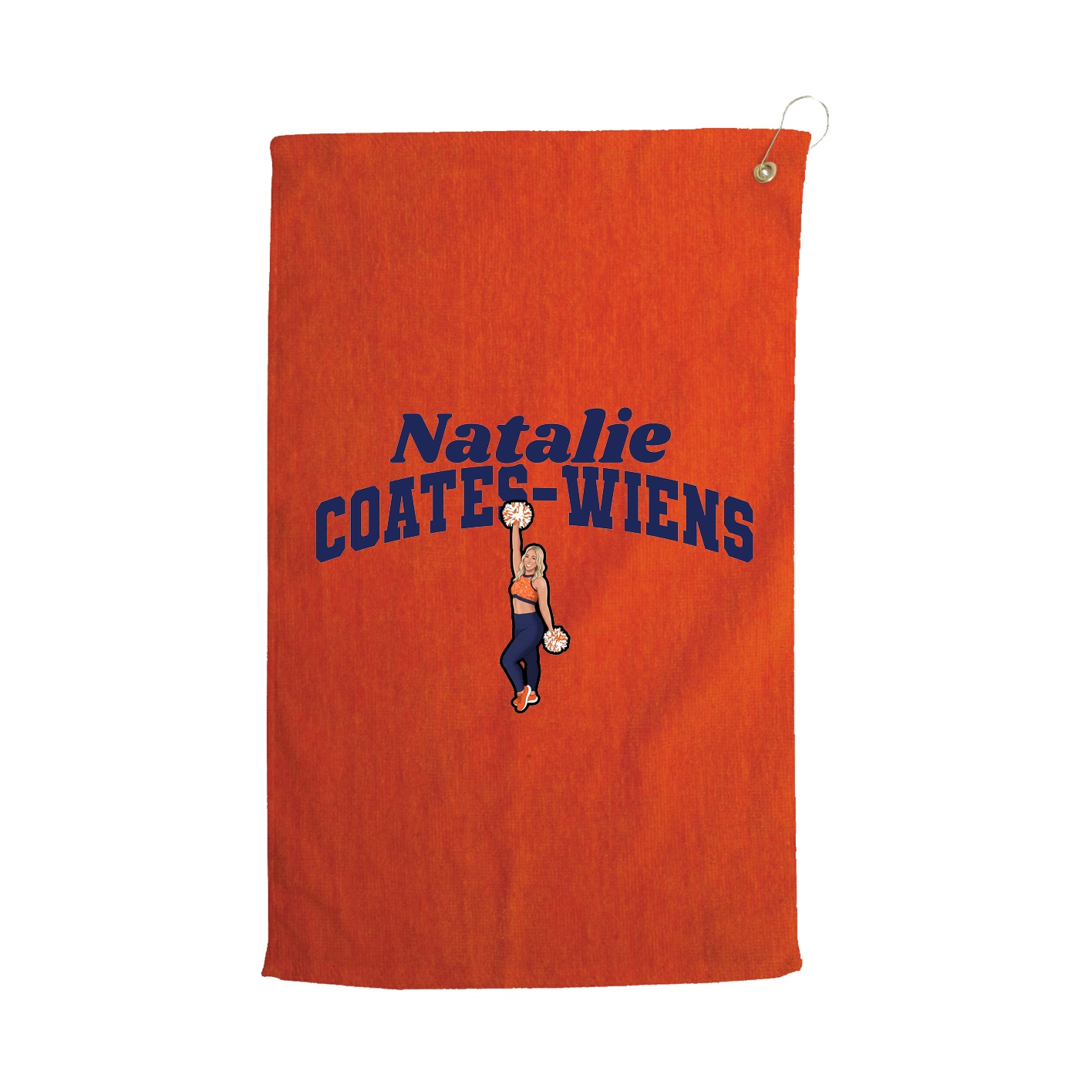 Golf Towel — Signature Arch in Orange