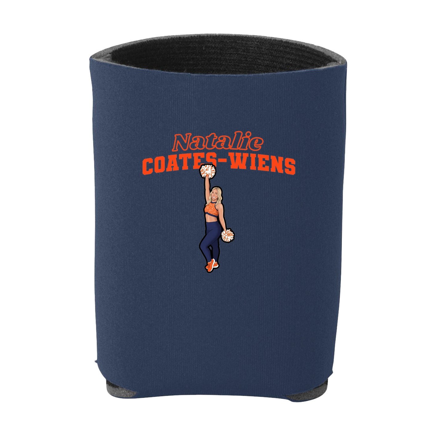 Can Holder — Name Arch in Navy