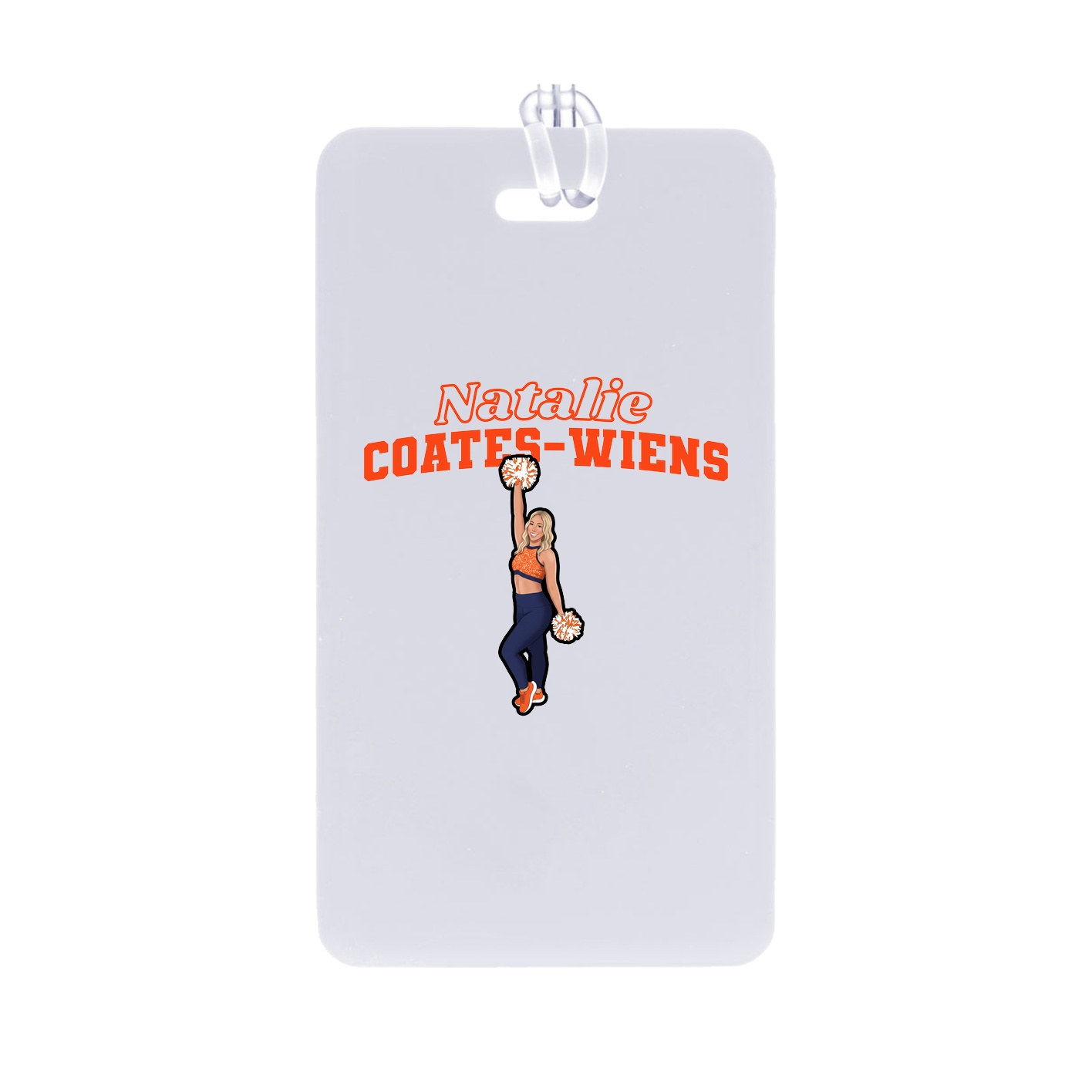 Bag Tag — Name Arch in Classic