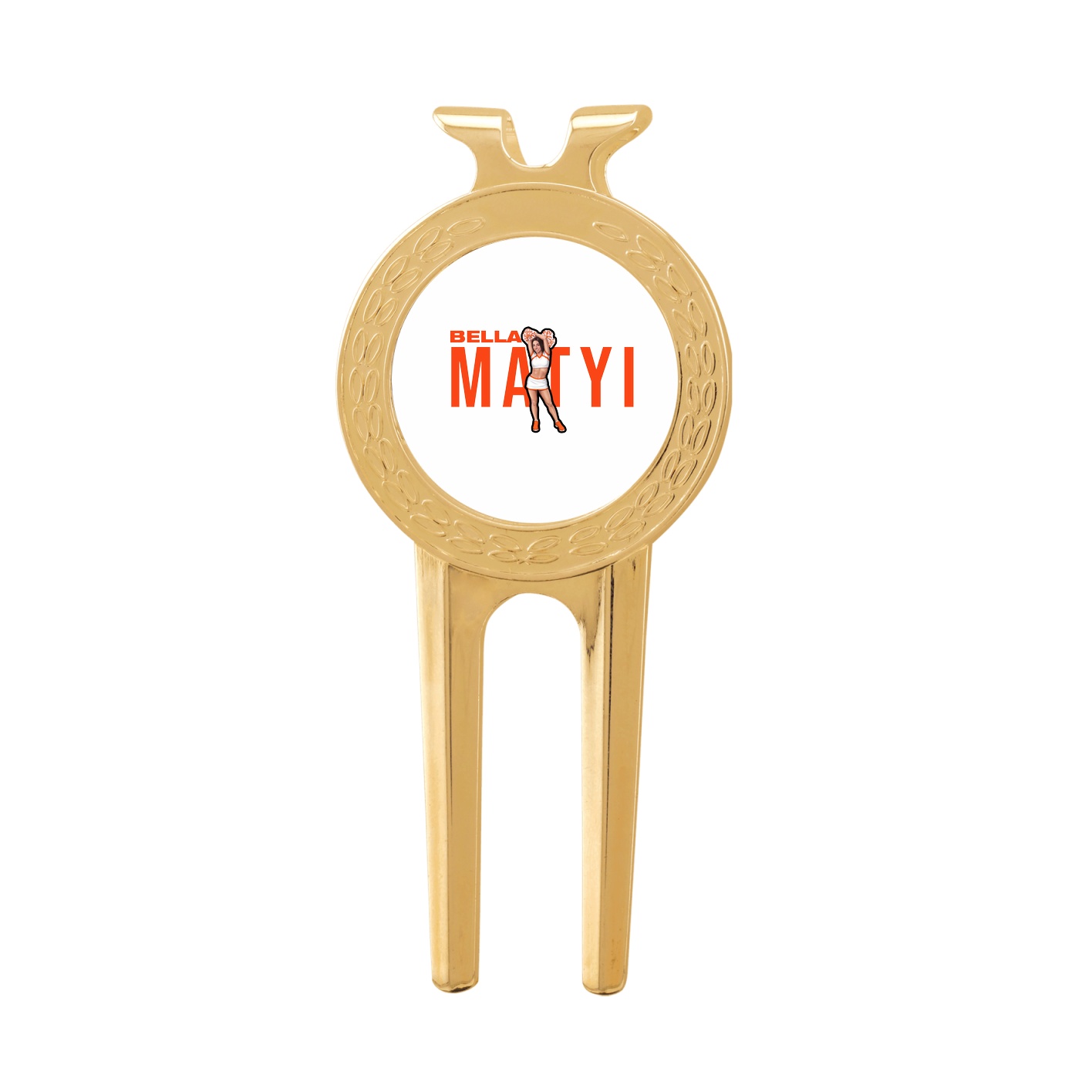Divot Tool with Ball Marker — Player Name in Classic
