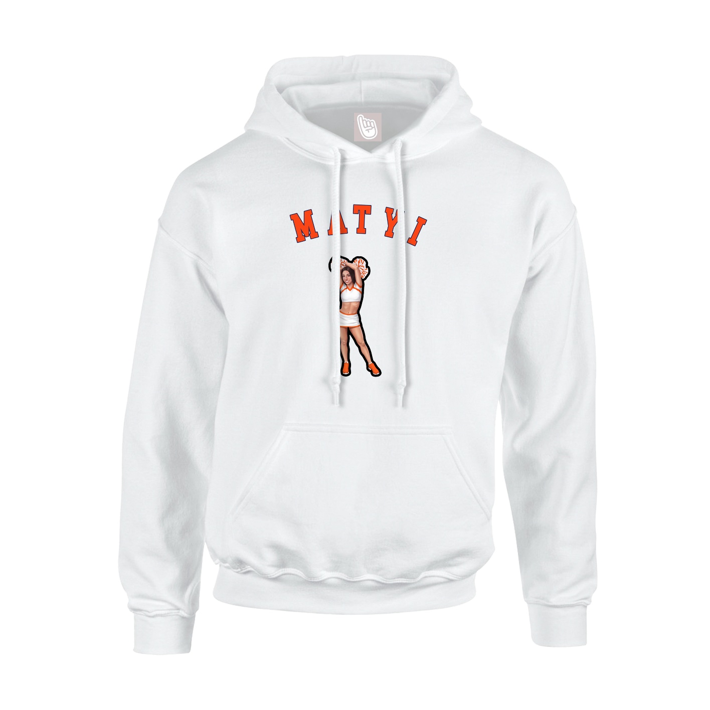 Hoodie — Shirsey Arch in White