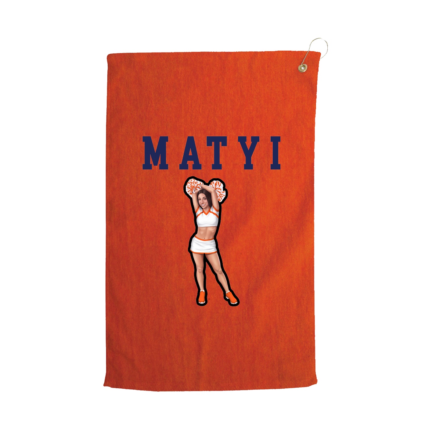 Golf Towel — Shirsey in Orange