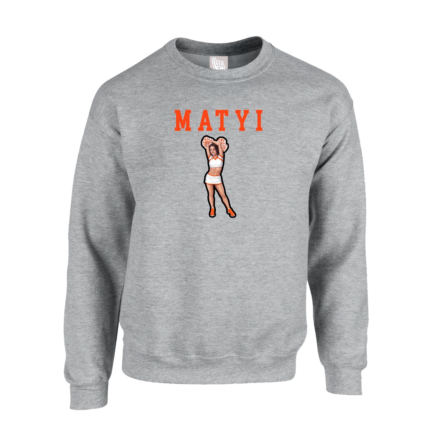 Fleece Crew — Shirsey in Grey