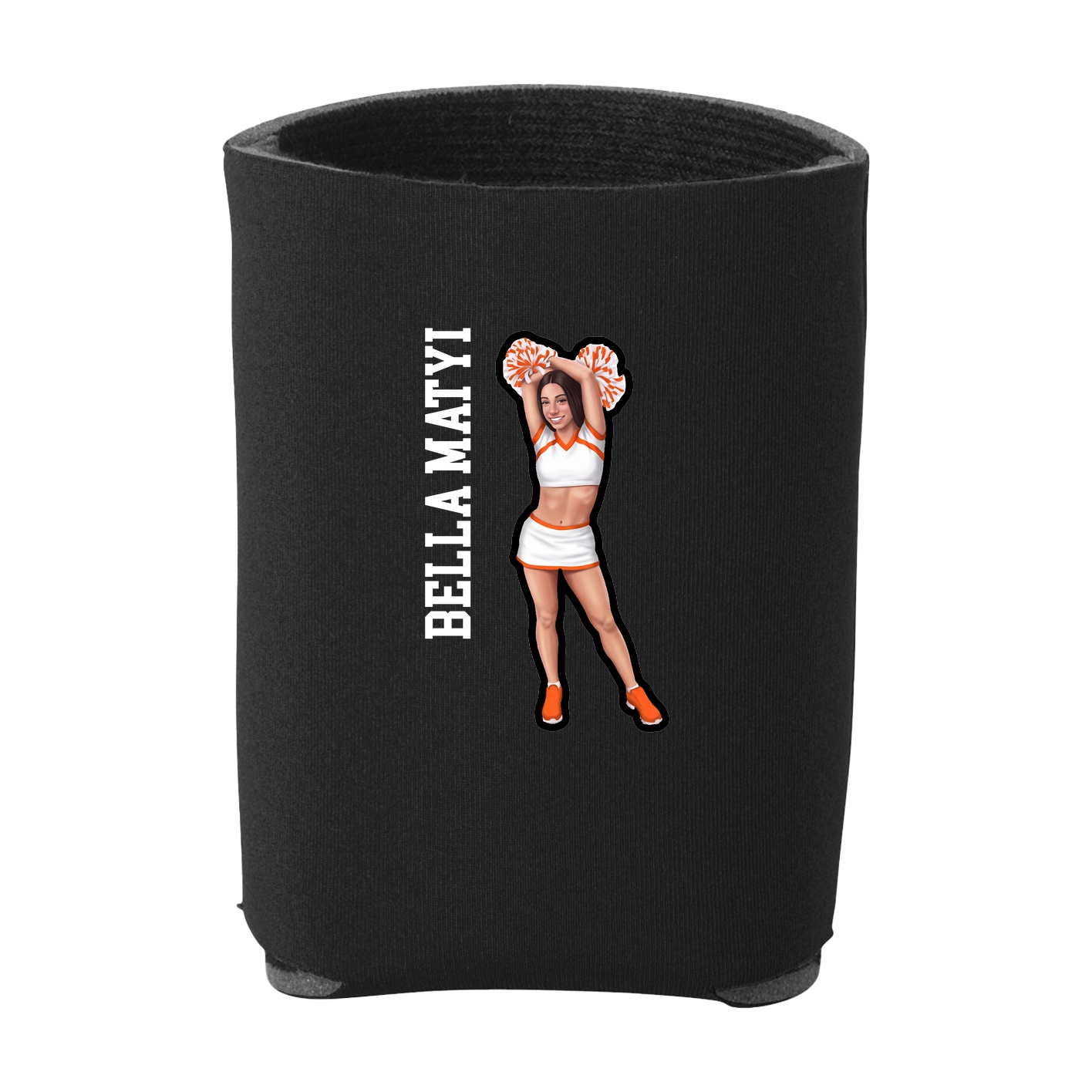 Can Holder — Name Vertical in Black