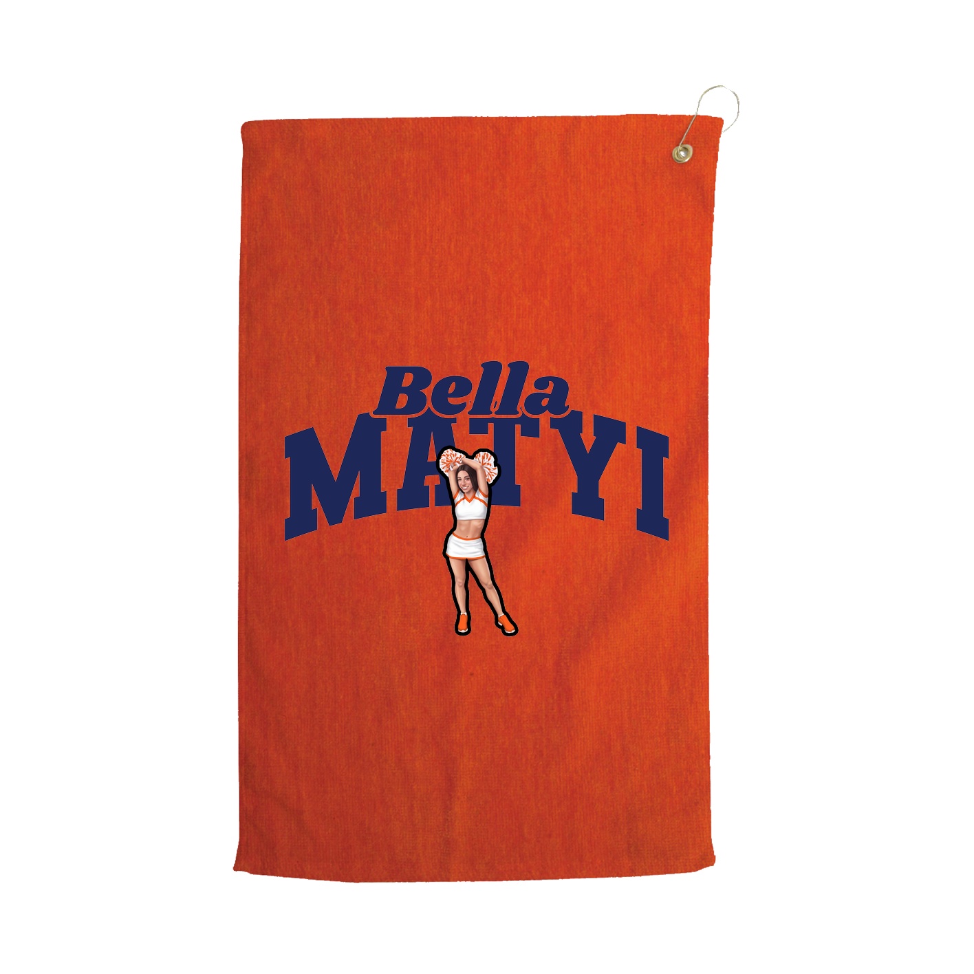 Golf Towel — Signature Arch in Orange
