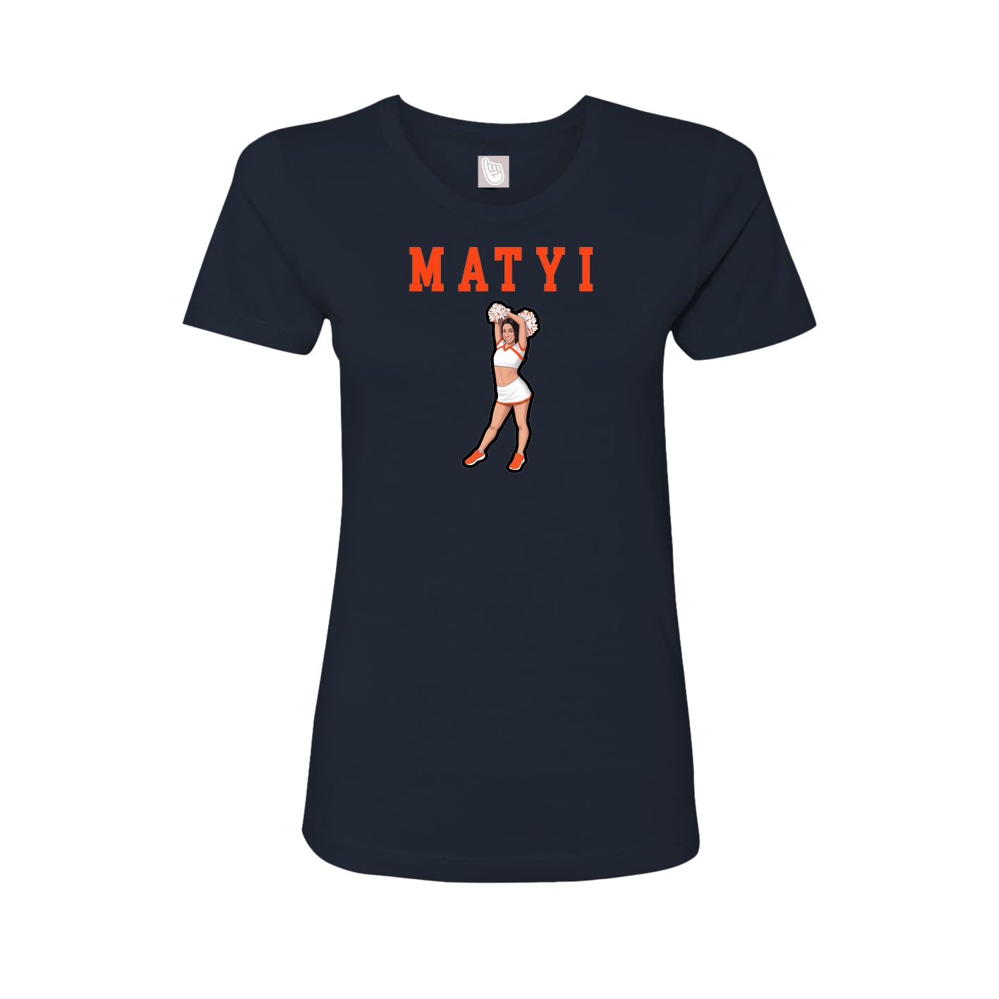 Fitted Women's Tee — Shirsey in Navy