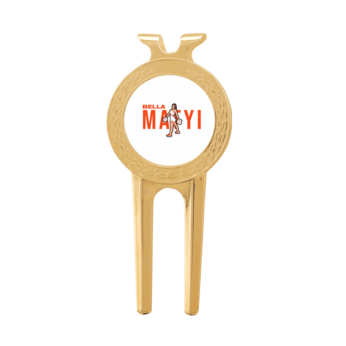 Divot Tool with Ball Marker — Player Name in Classic