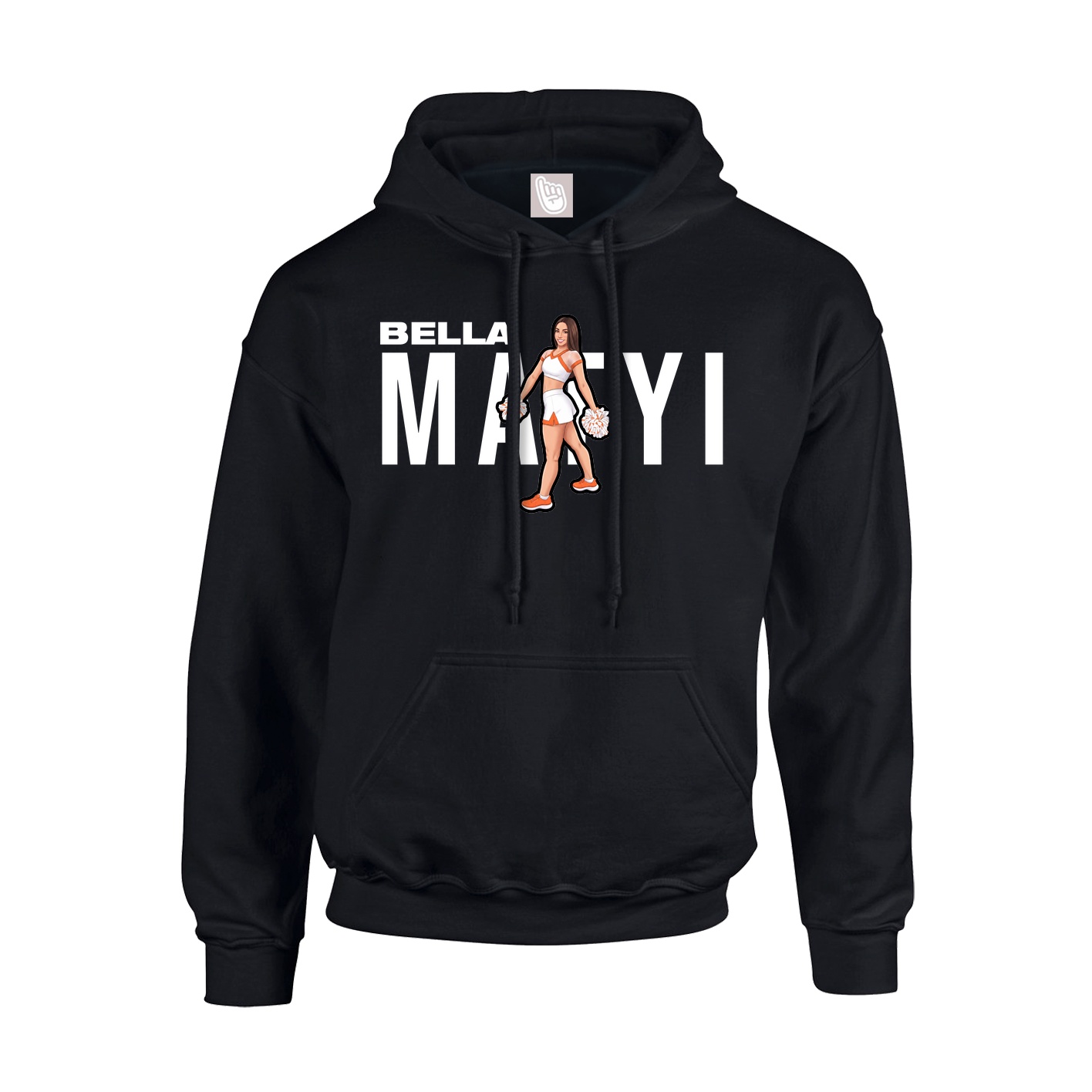 Youth Hoodie — Player Name in Black