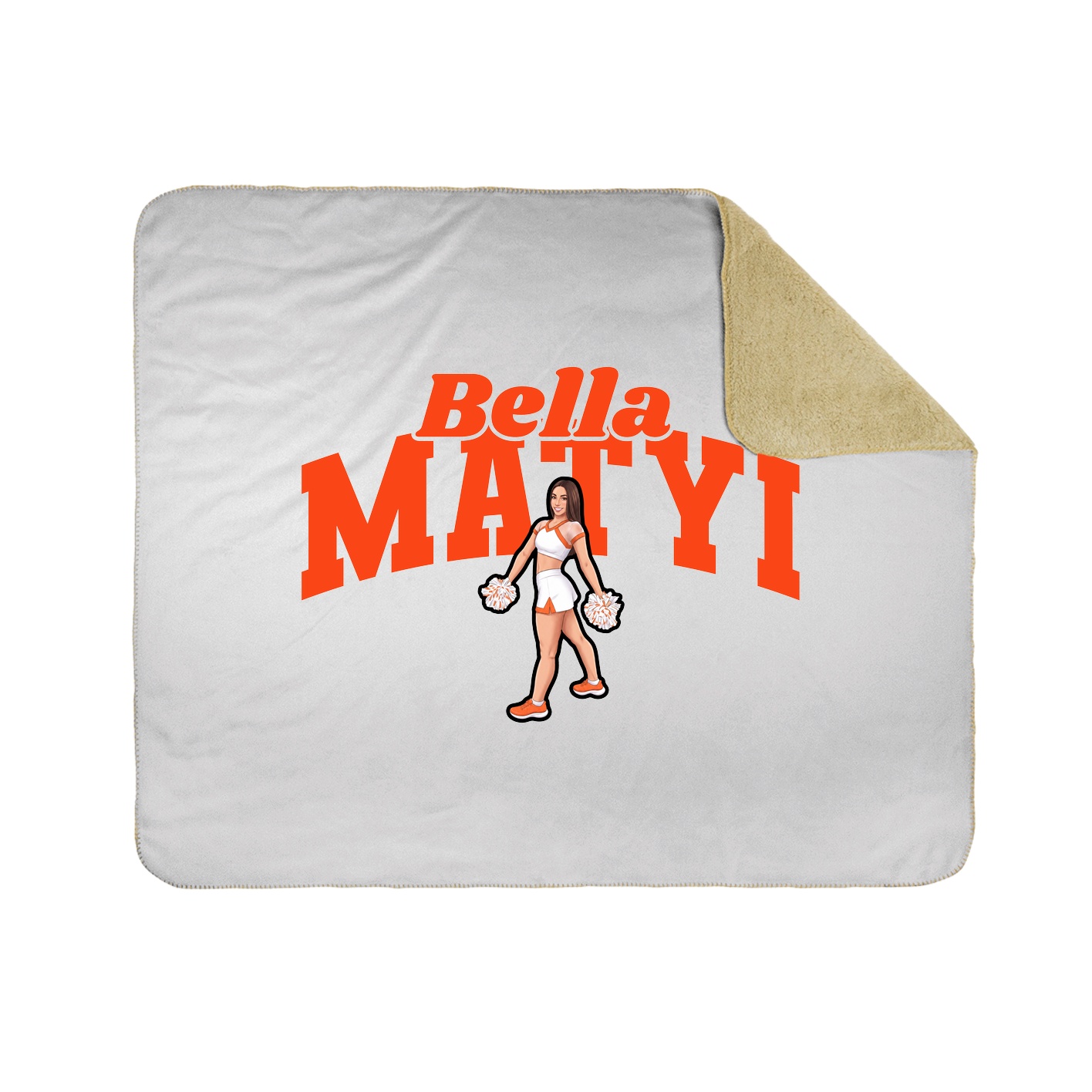 Throw Blanket — Signature Arch in White