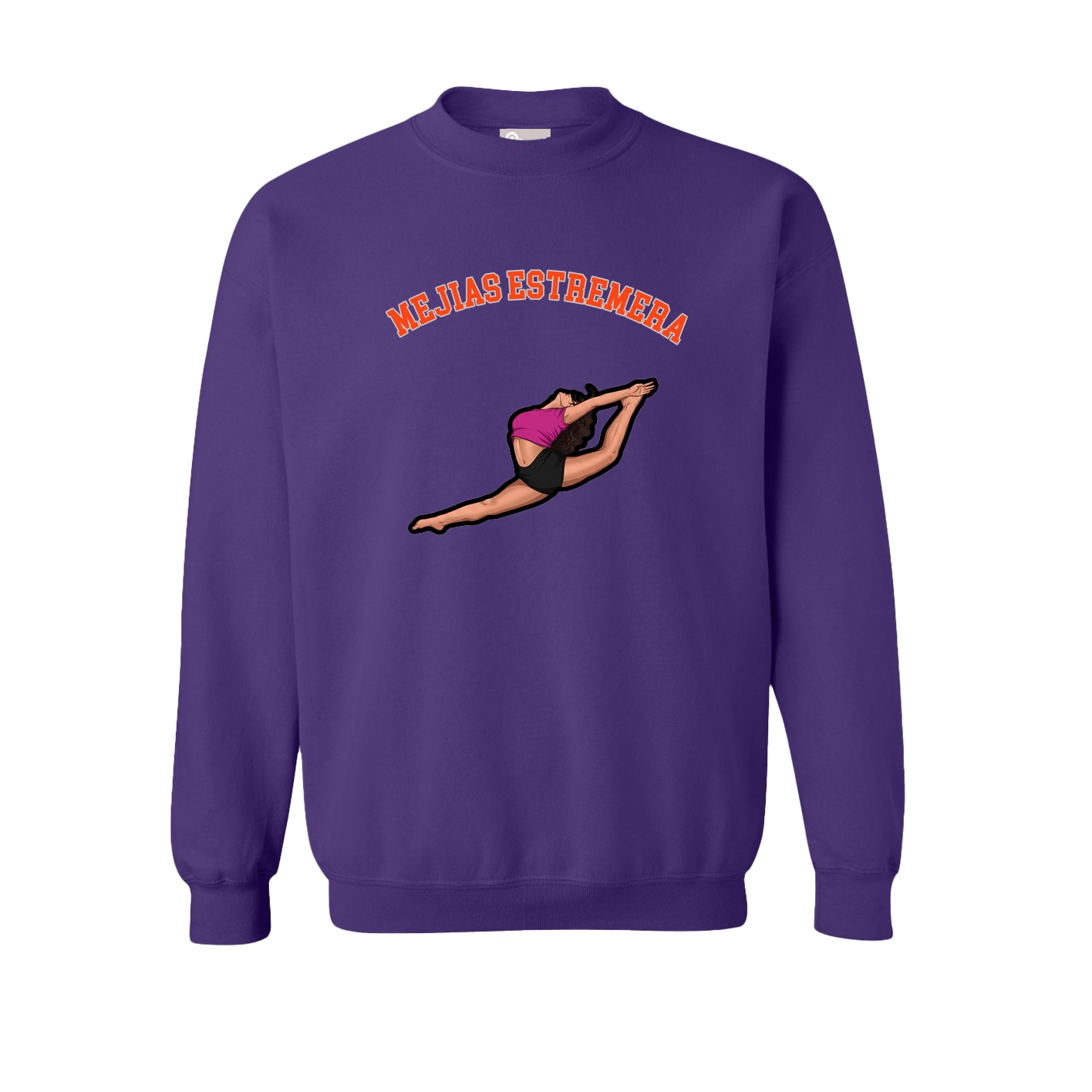 Fleece Crew — Shirsey Arch in Purple