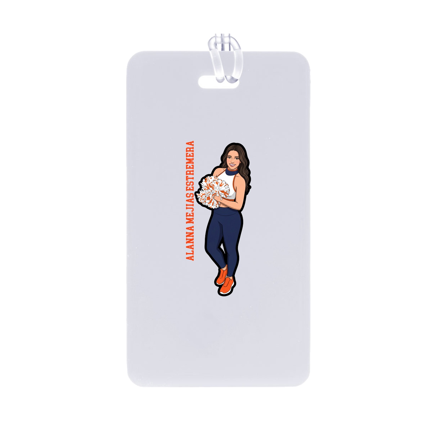 Bag Tag — Name Vertical in Classic