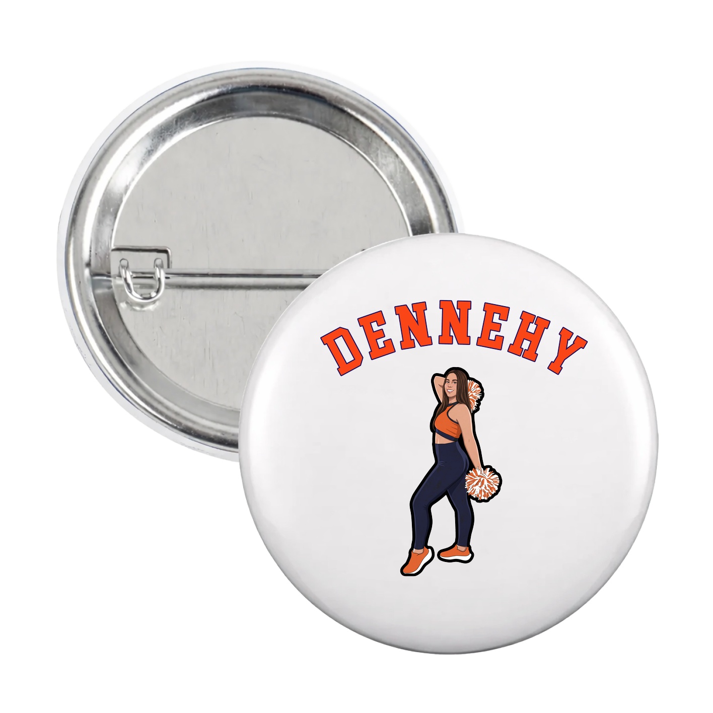 Game Day Button — Shirsey Arch in White