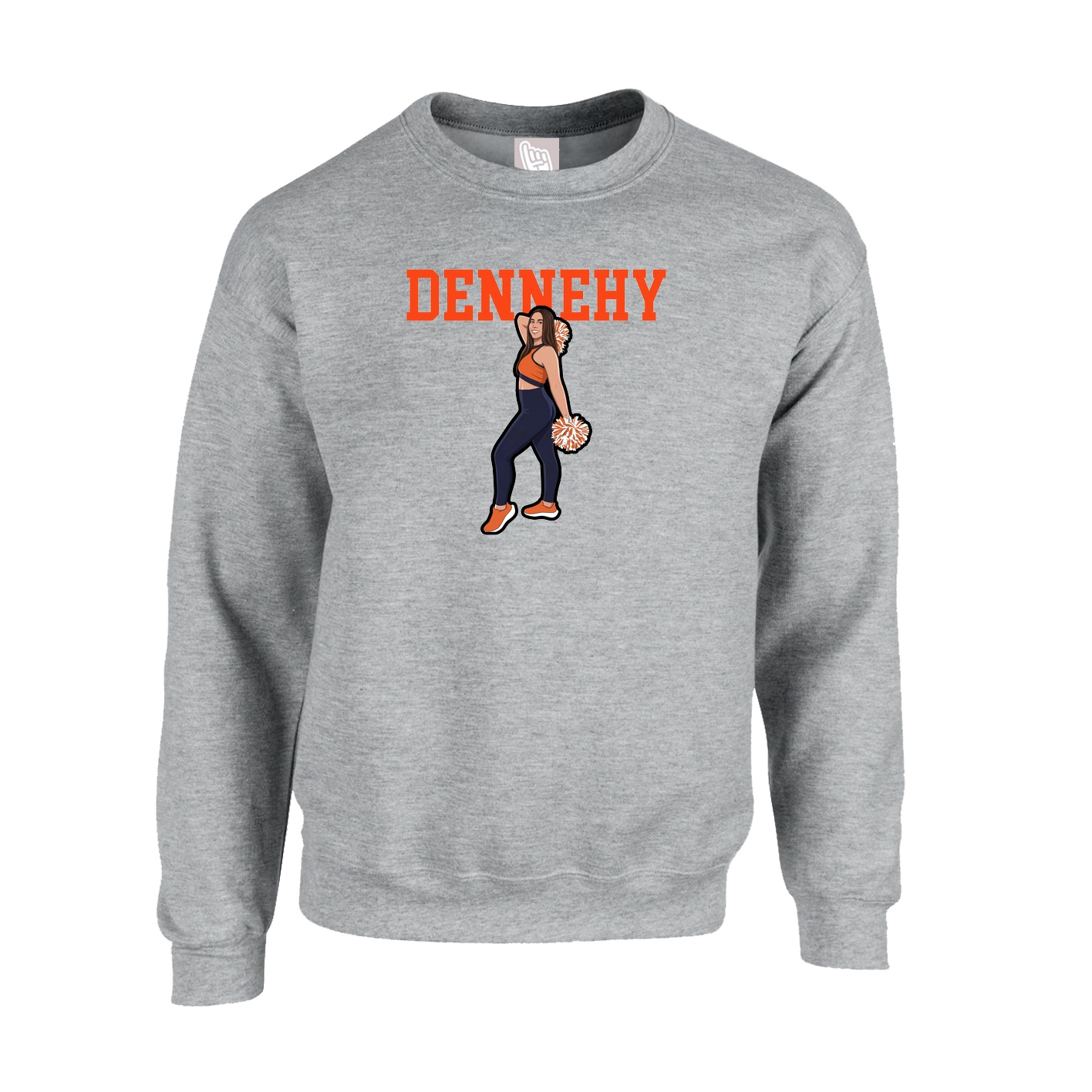 Fleece Crew — Shirsey in Grey
