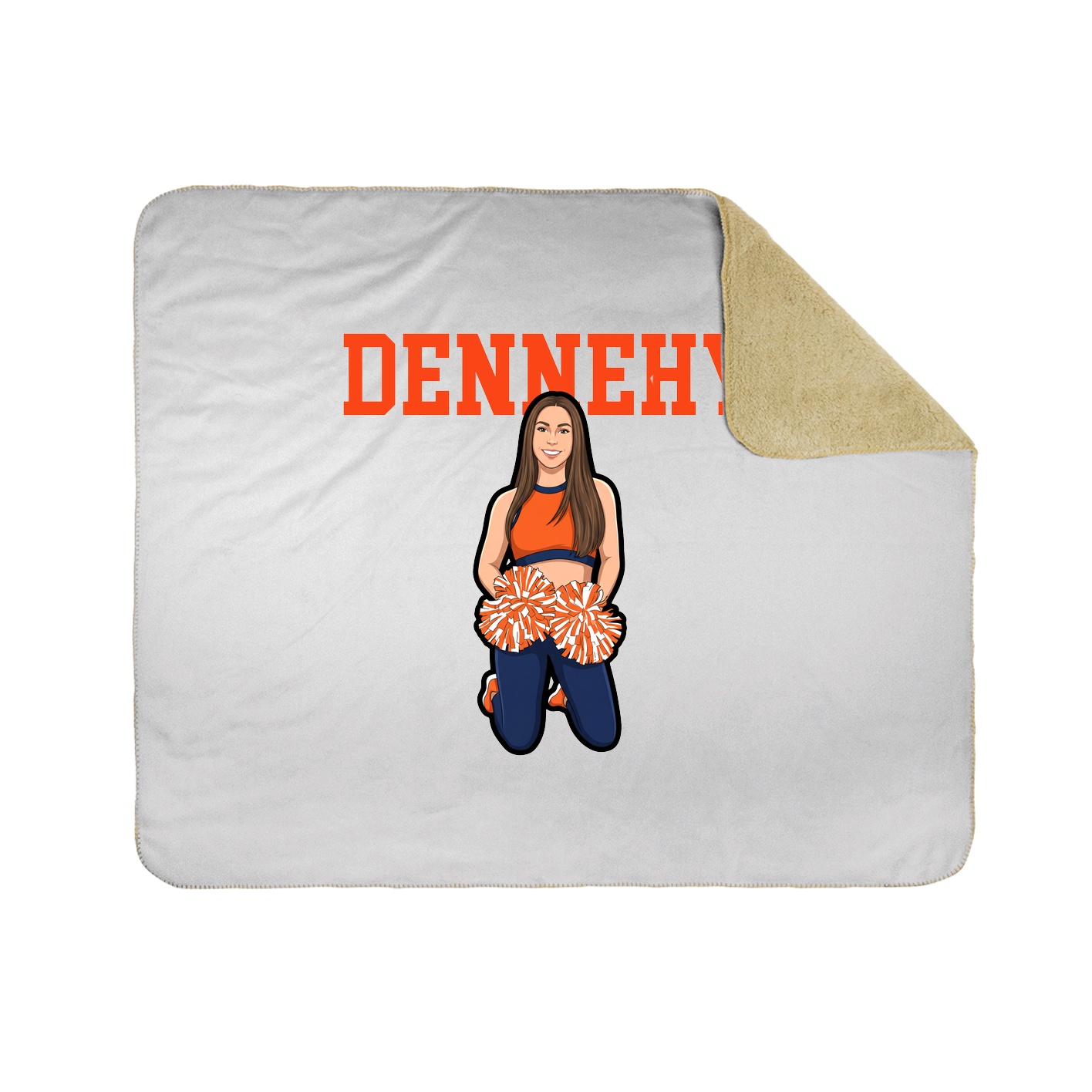 Throw Blanket — Shirsey in White