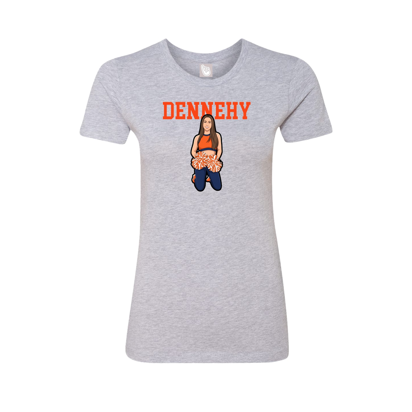 Fitted Women's Tee — Shirsey in Grey