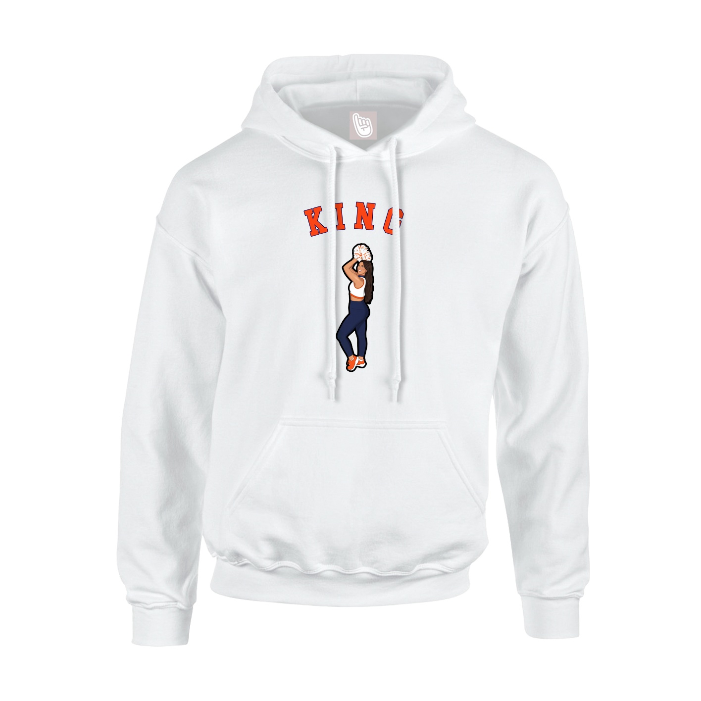 Hoodie — Shirsey Arch in White
