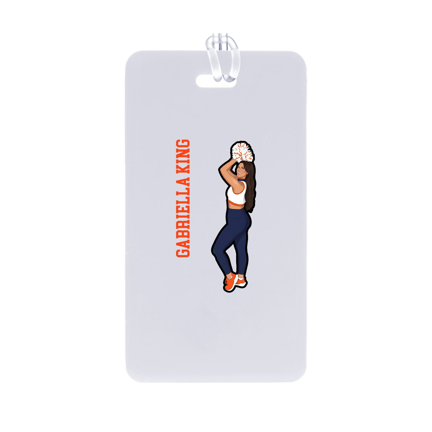 Bag Tag — Name Vertical in Classic