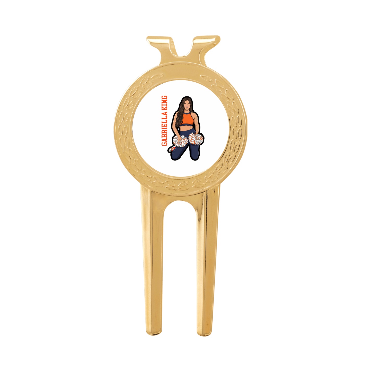 Divot Tool with Ball Marker — Name Vertical in Classic