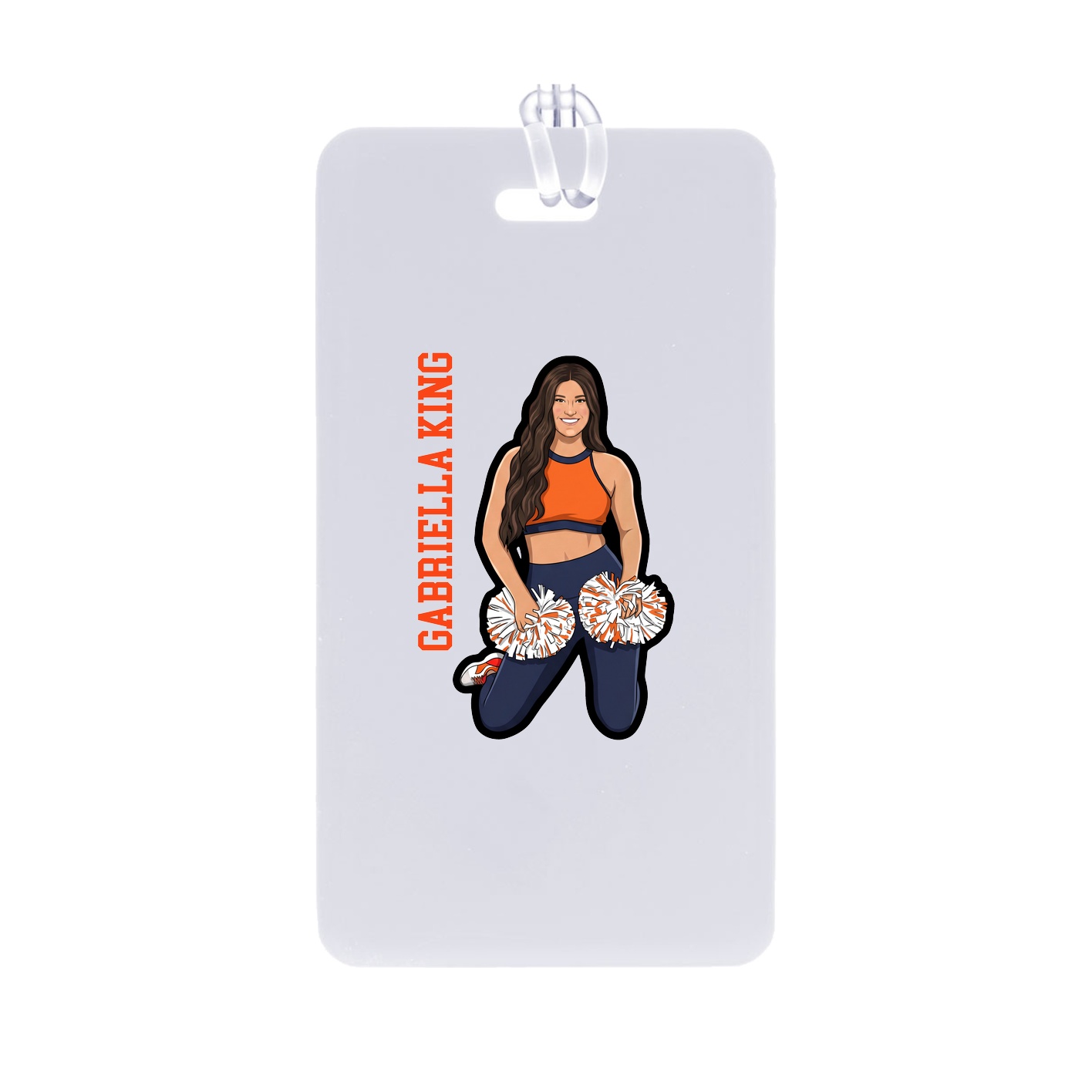 Bag Tag — Name Vertical in Classic