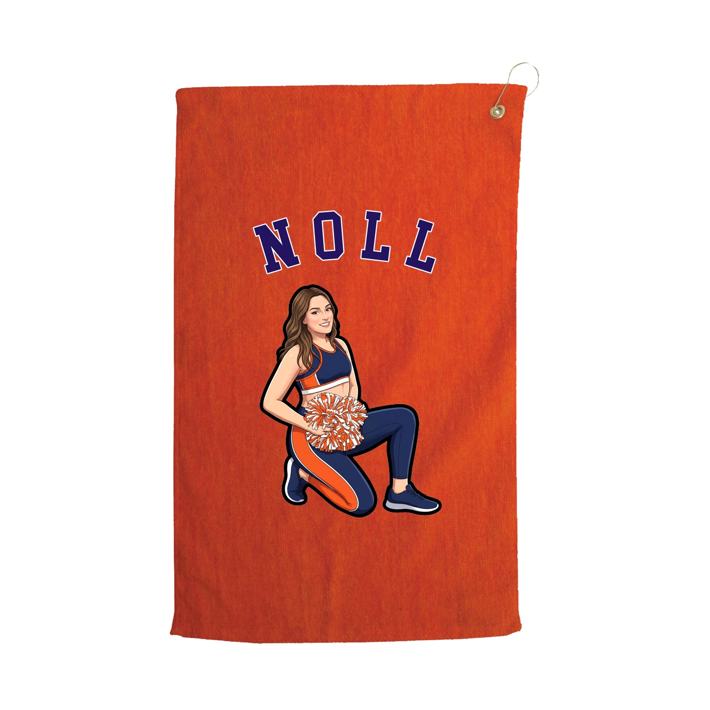Golf Towel — Shirsey Arch in Orange