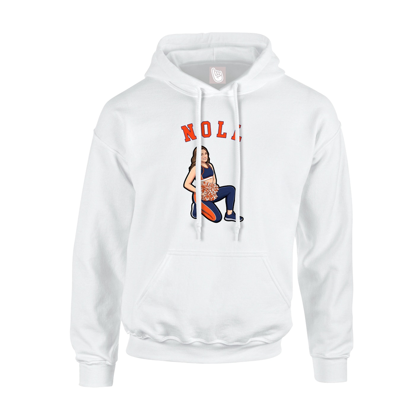 Hoodie — Shirsey Arch in White
