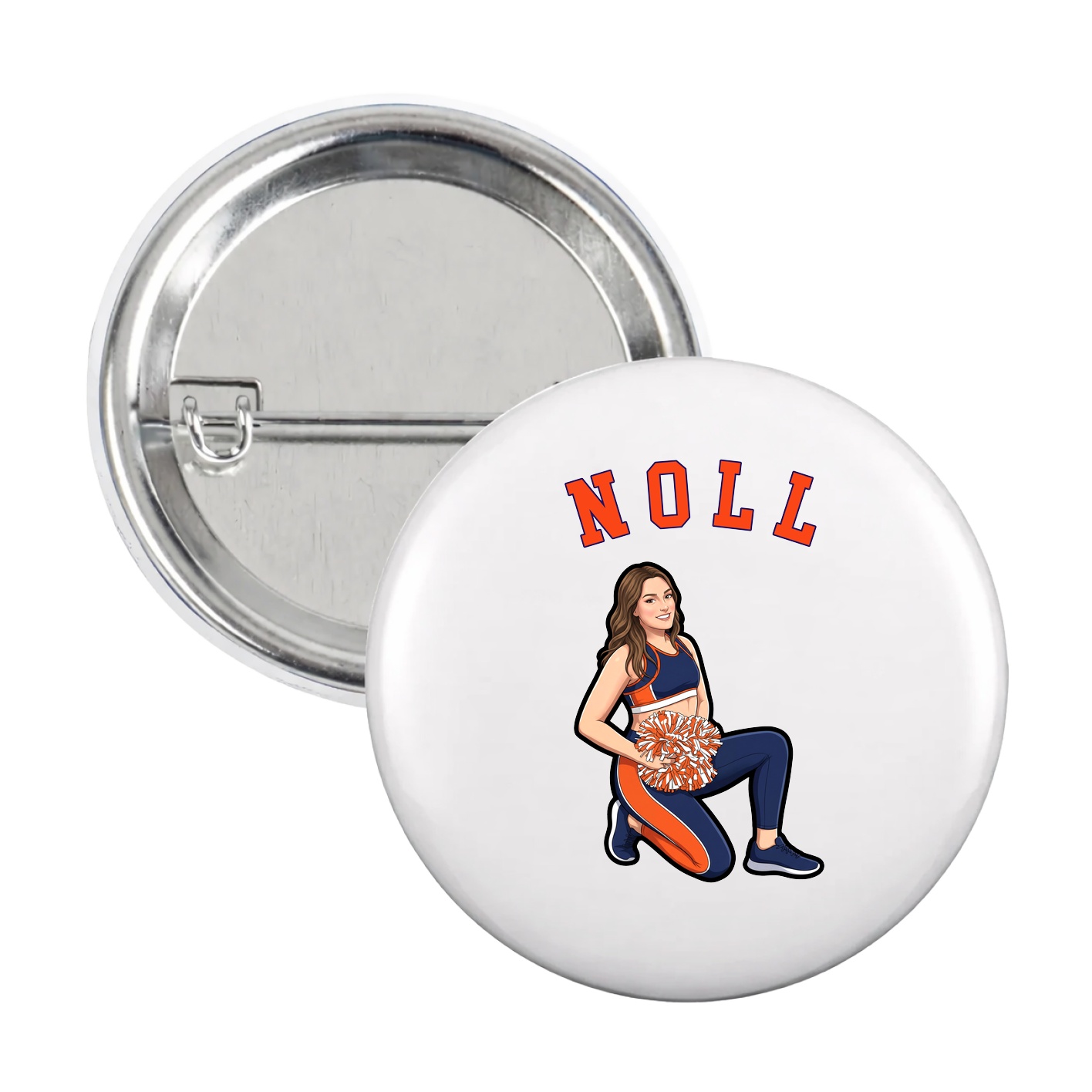 Game Day Button — Shirsey Arch in White