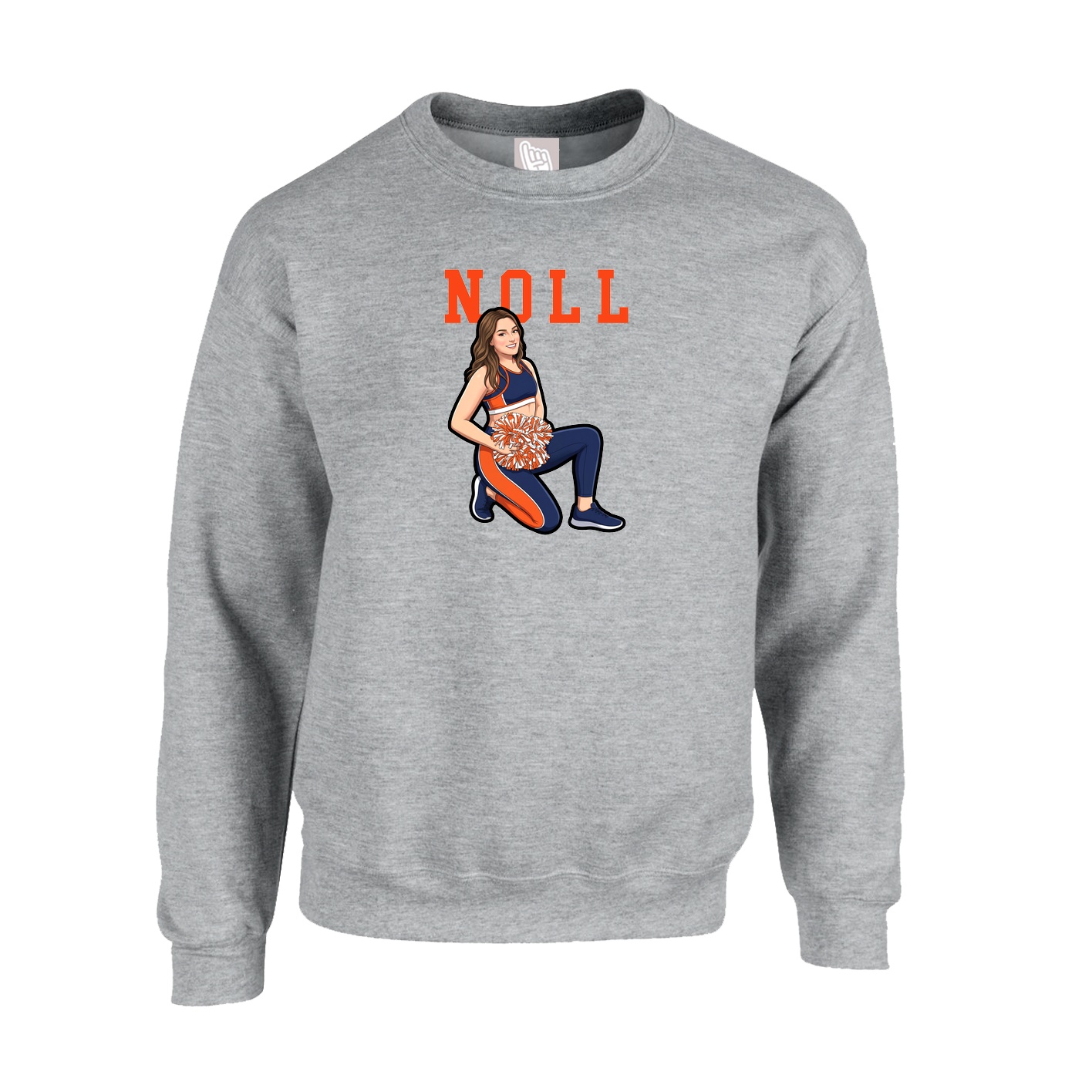 Fleece Crew — Shirsey in Grey