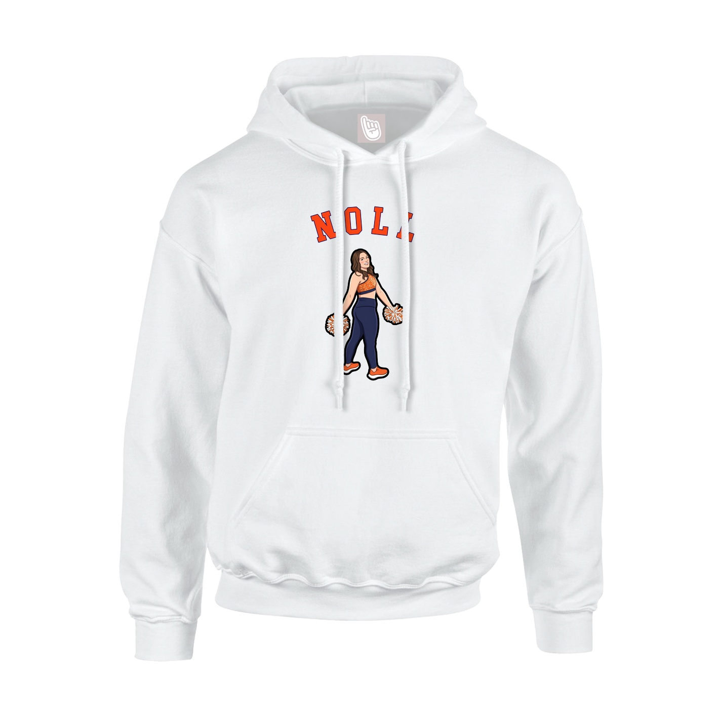 Youth Hoodie — Shirsey Arch in White