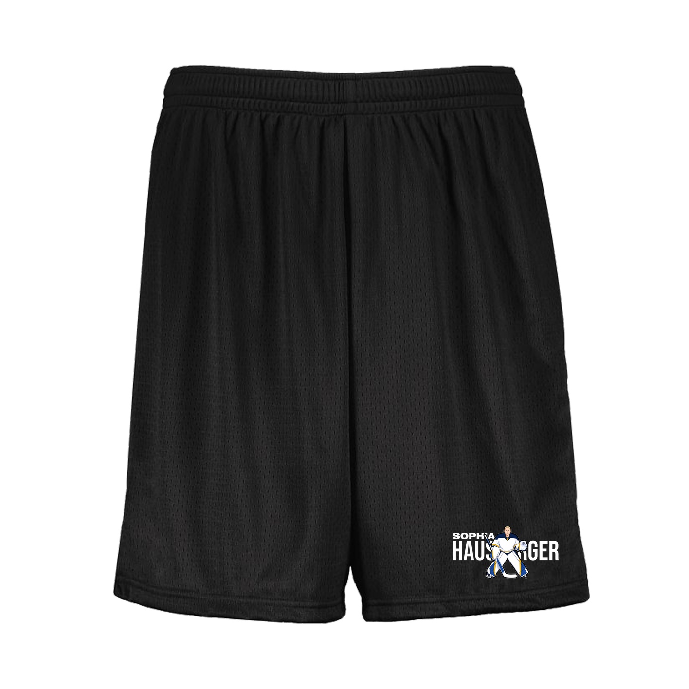 Shorts — Player Name in Black