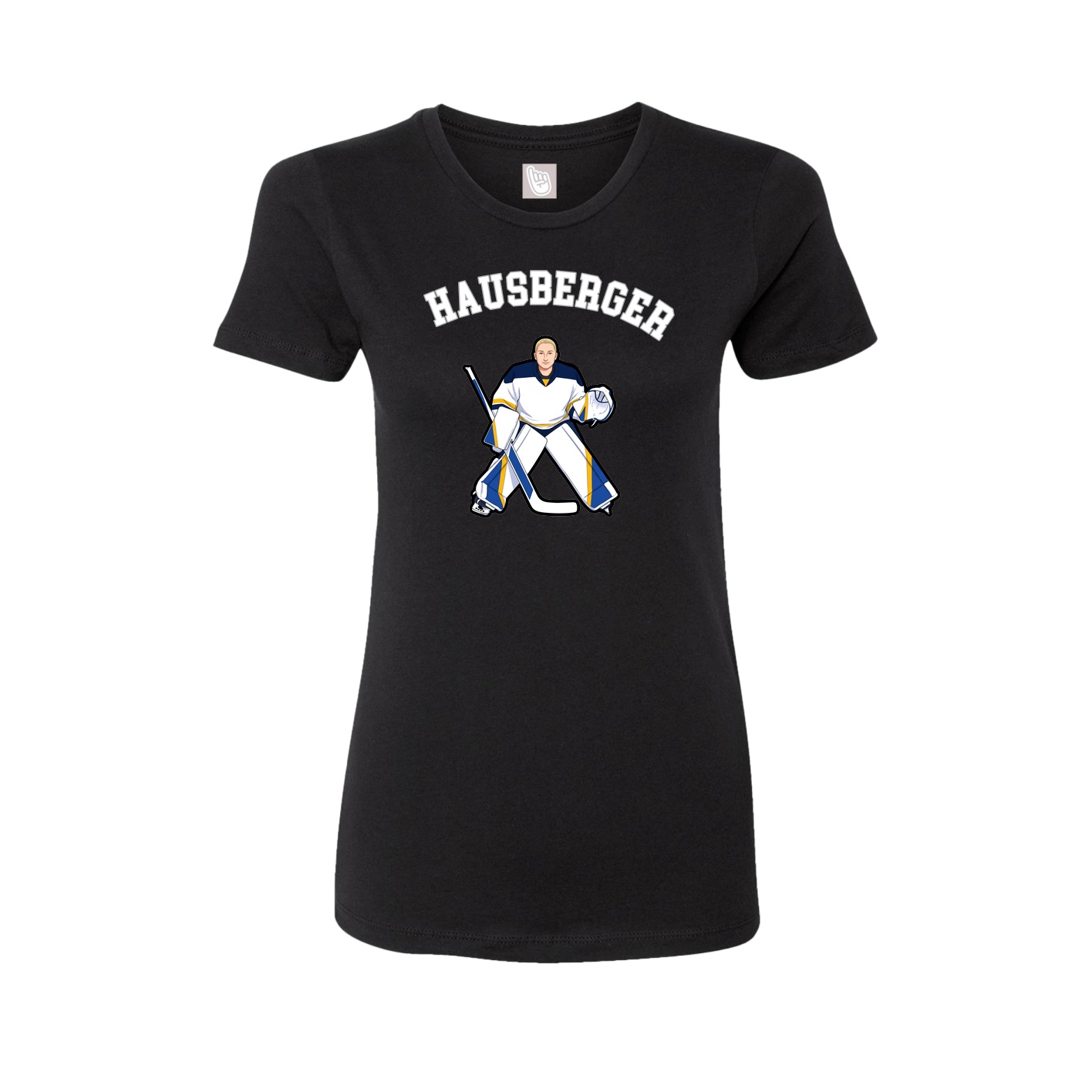 Fitted Women's Tee — Shirsey Arch in Black