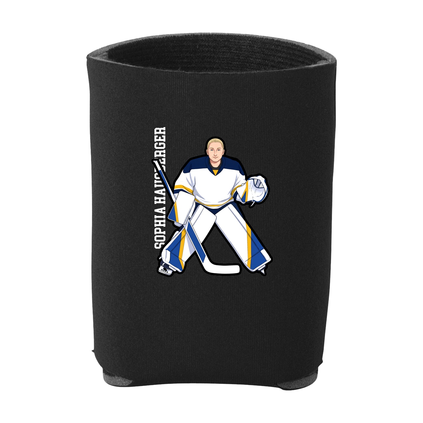 Can Holder — Name Vertical in Black