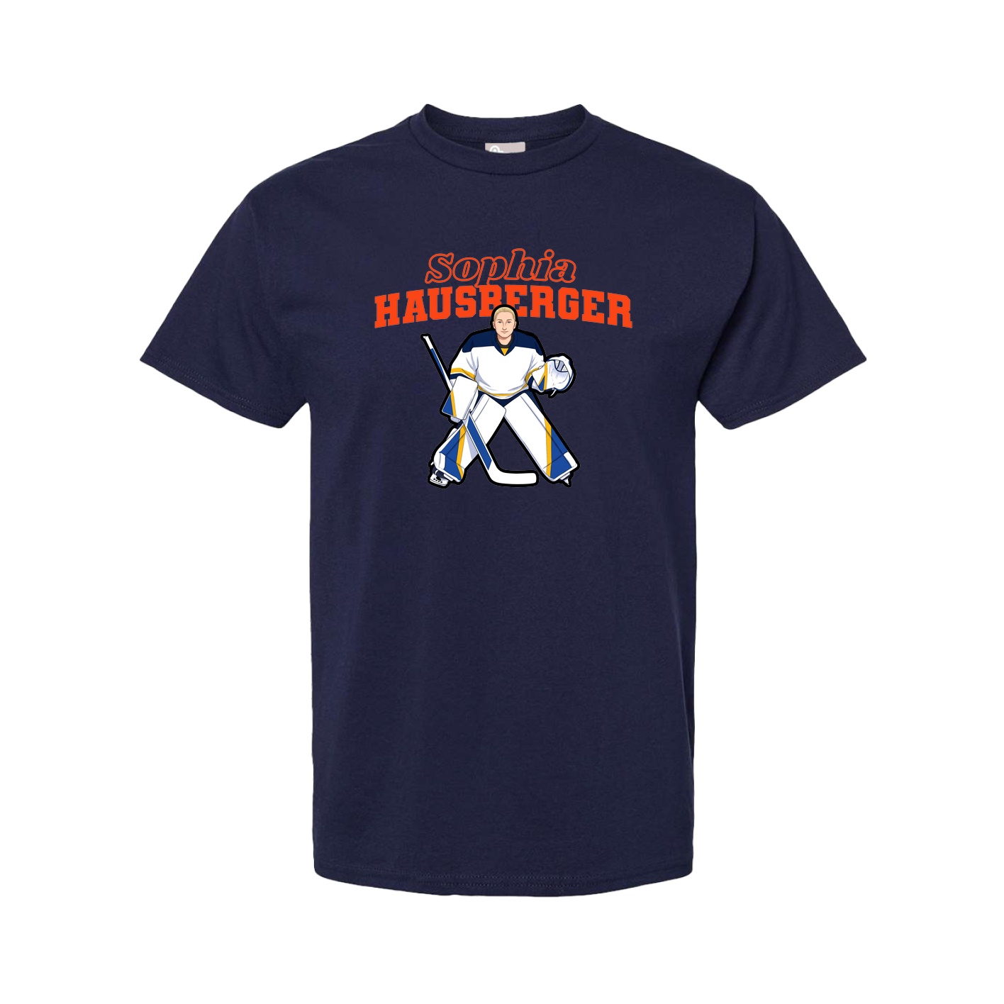 Tee — Name Arch in Navy