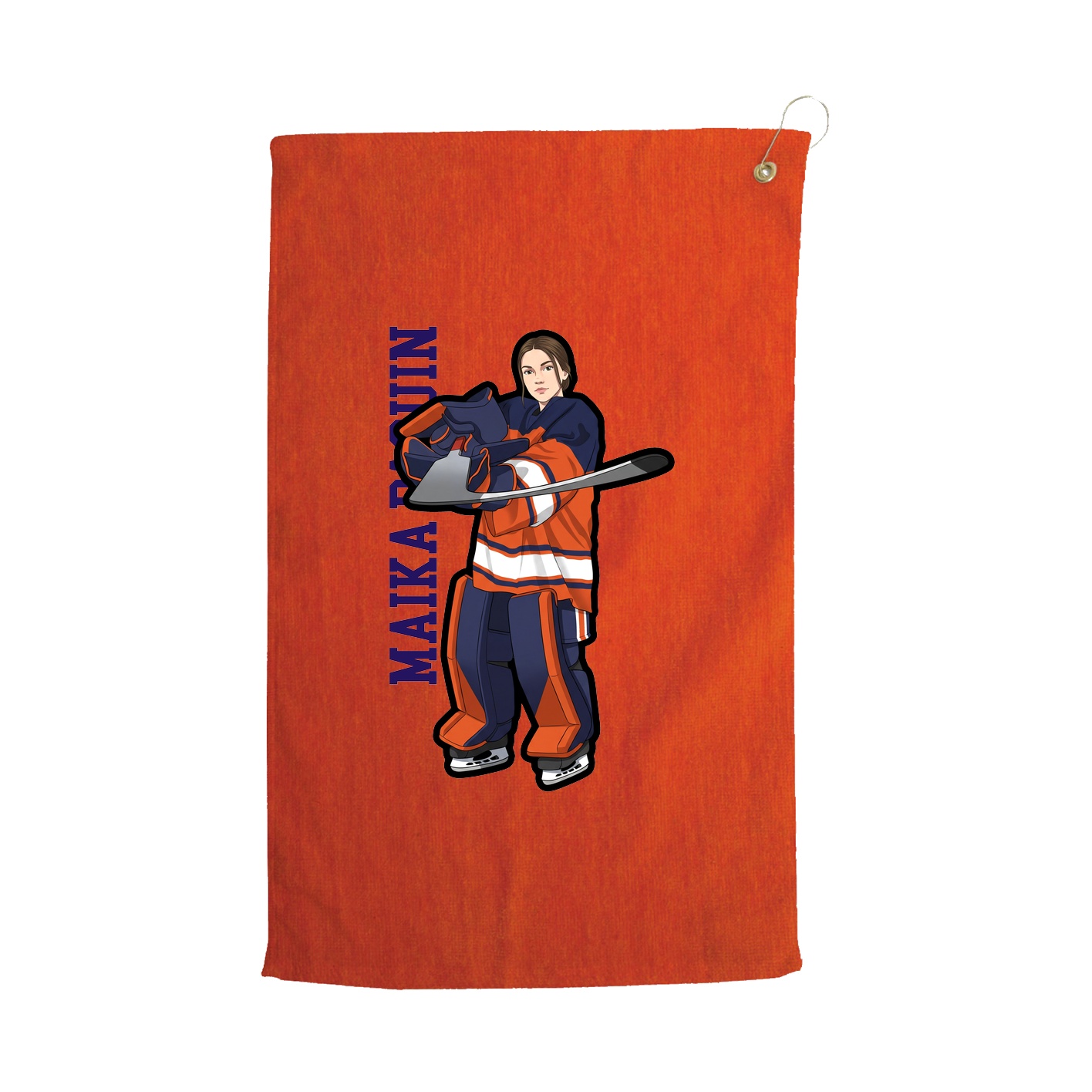 Golf Towel — Classic in Orange