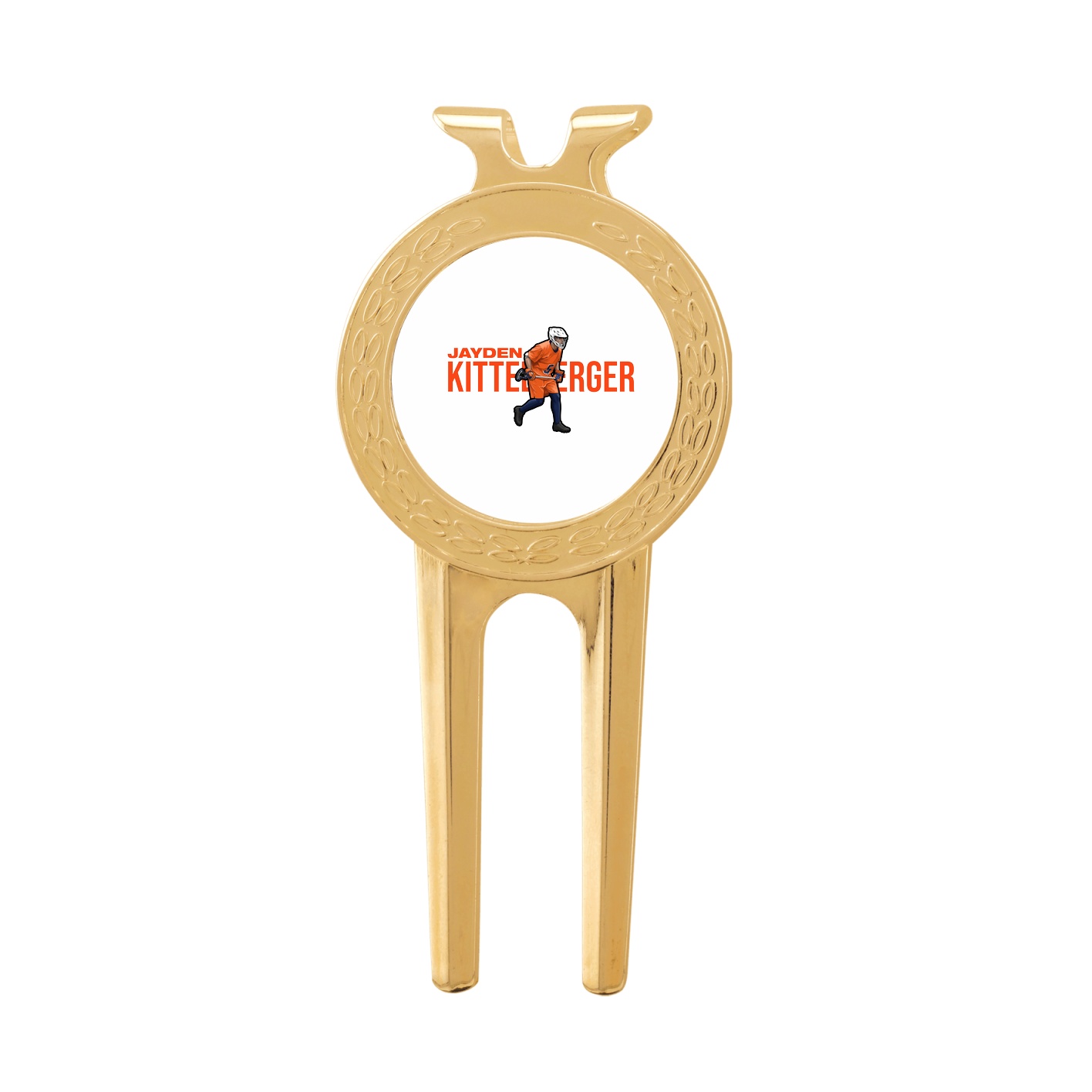 Divot Tool with Ball Marker — Player Name in Classic