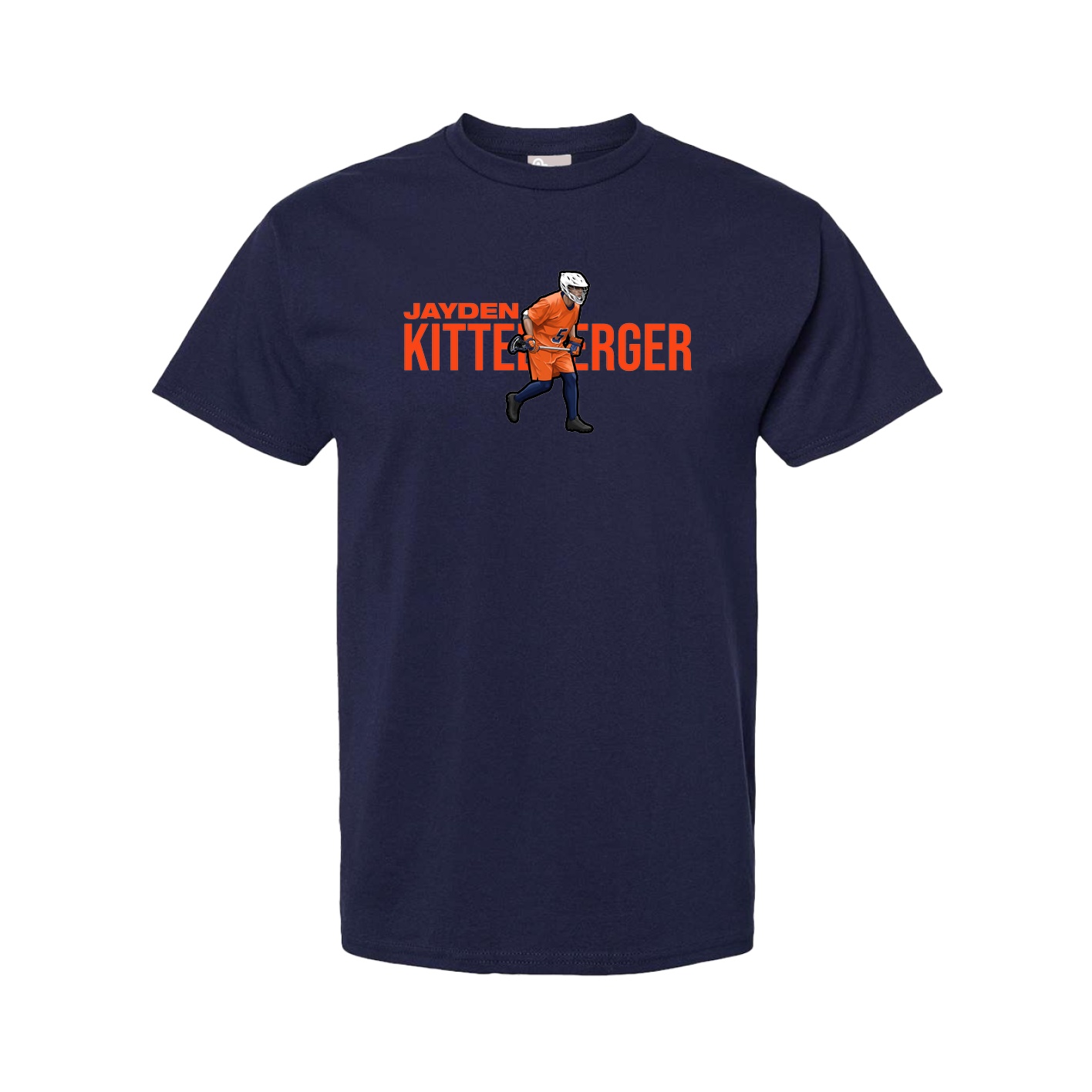 Youth Tee — Player Name in Navy