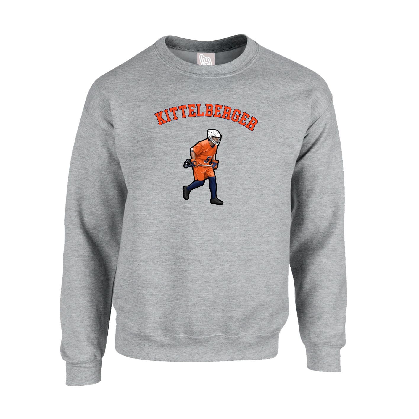 Fleece Crew — Shirsey Arch in Grey