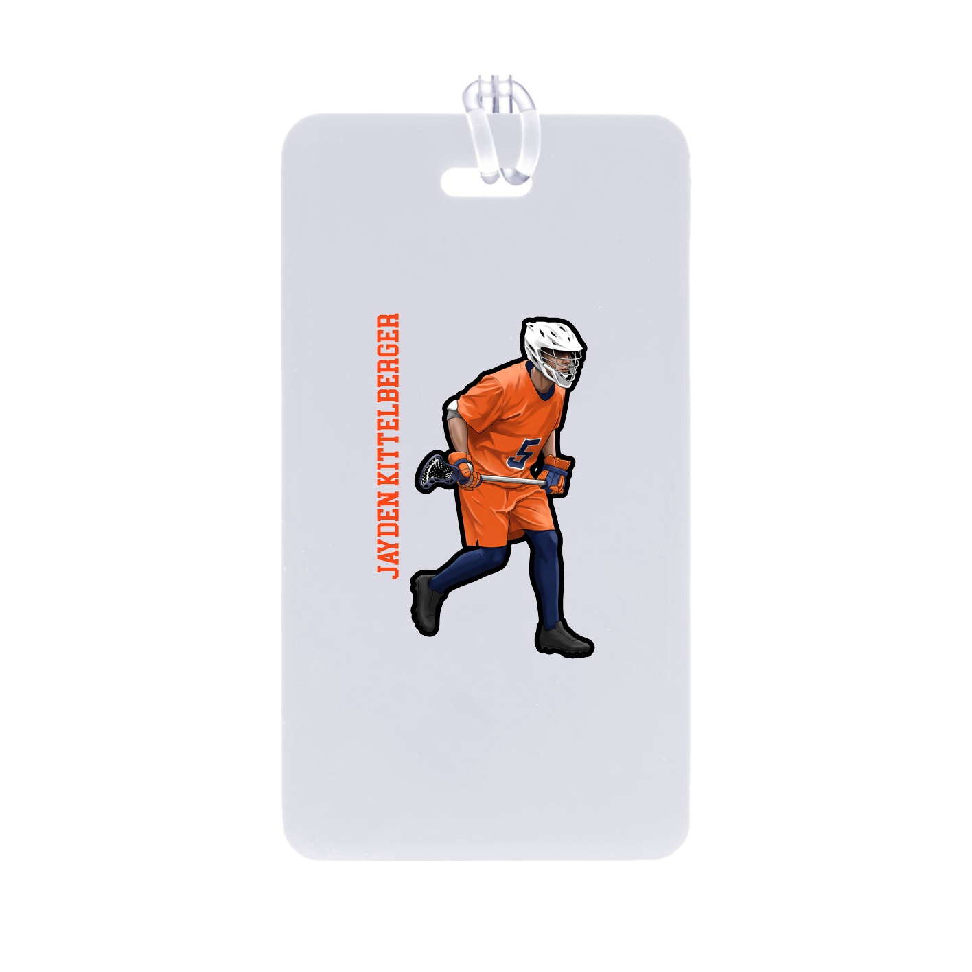 Bag Tag — Name Vertical in Classic