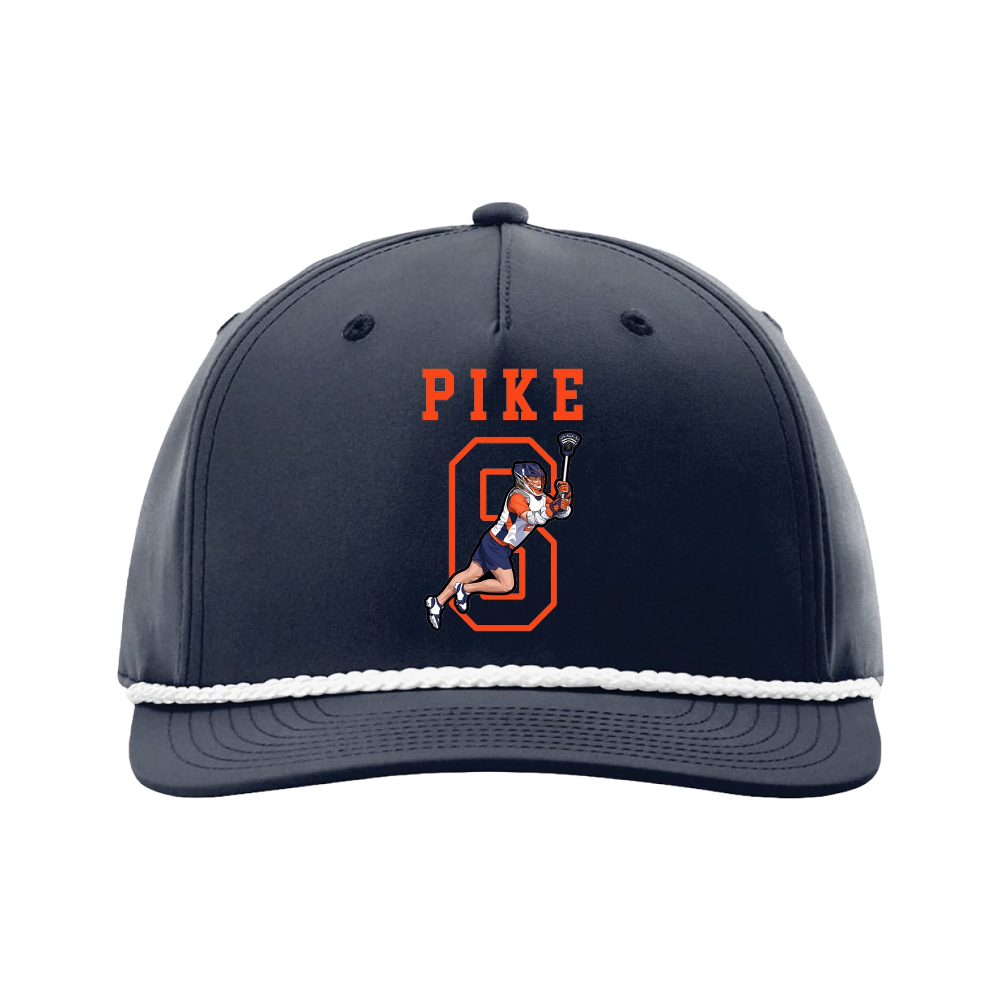 Five-Panel Classic Rope Cap — Shirsey in Navy