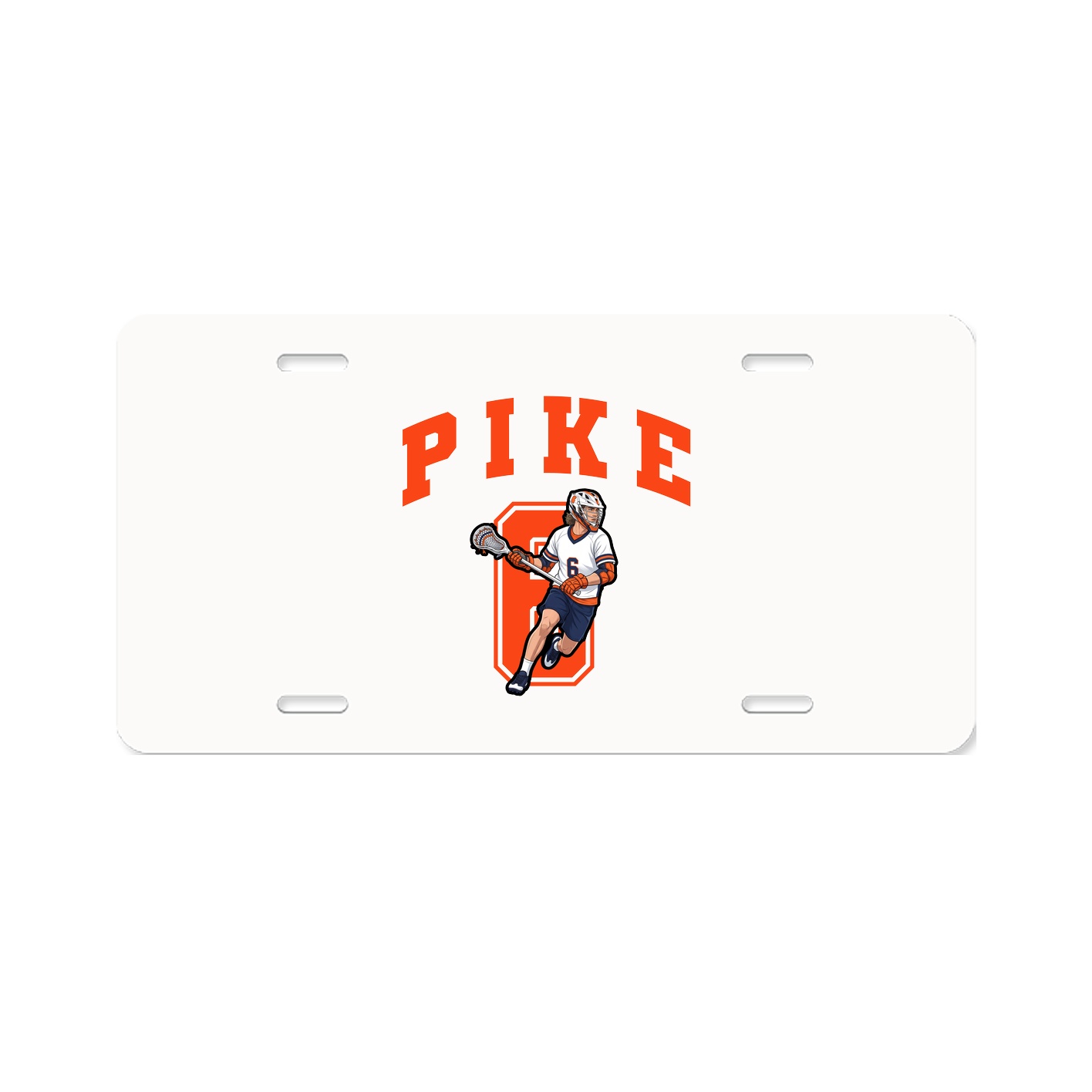 License Plate — Number in Classic