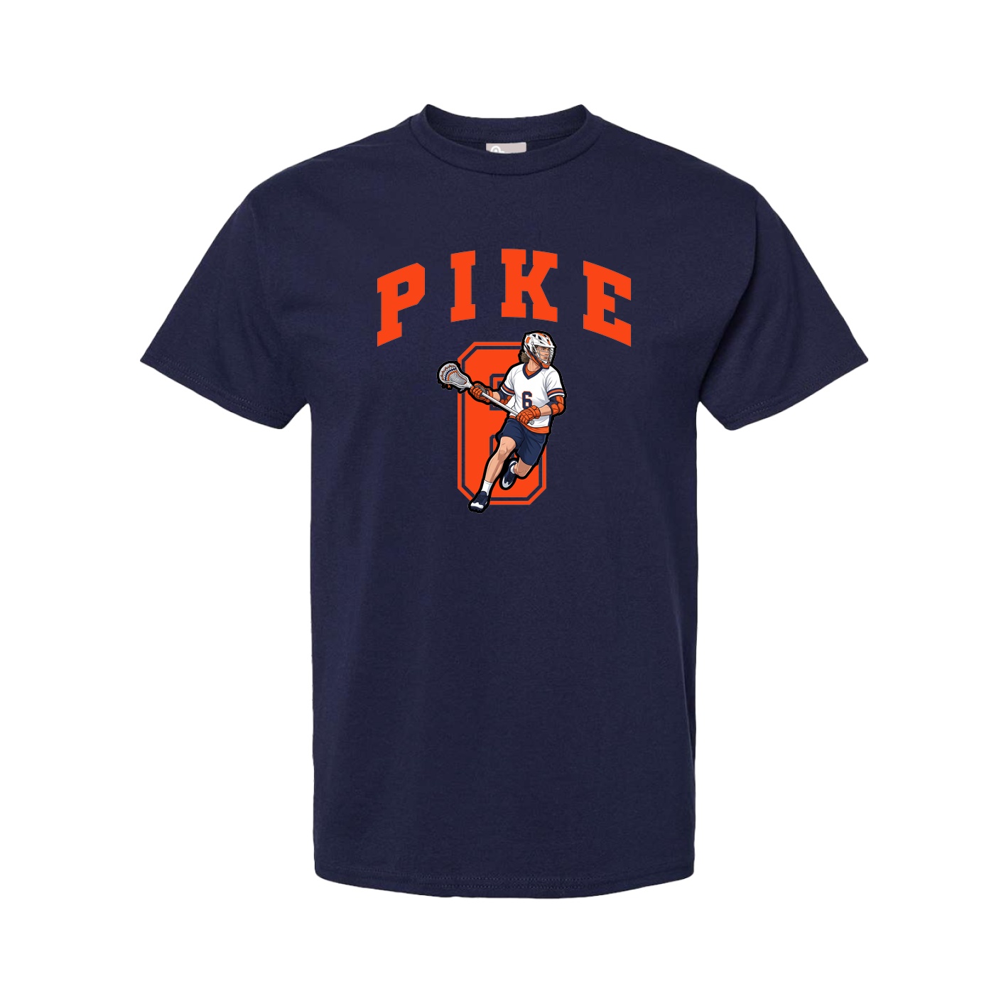 Youth Tee — Number in Navy