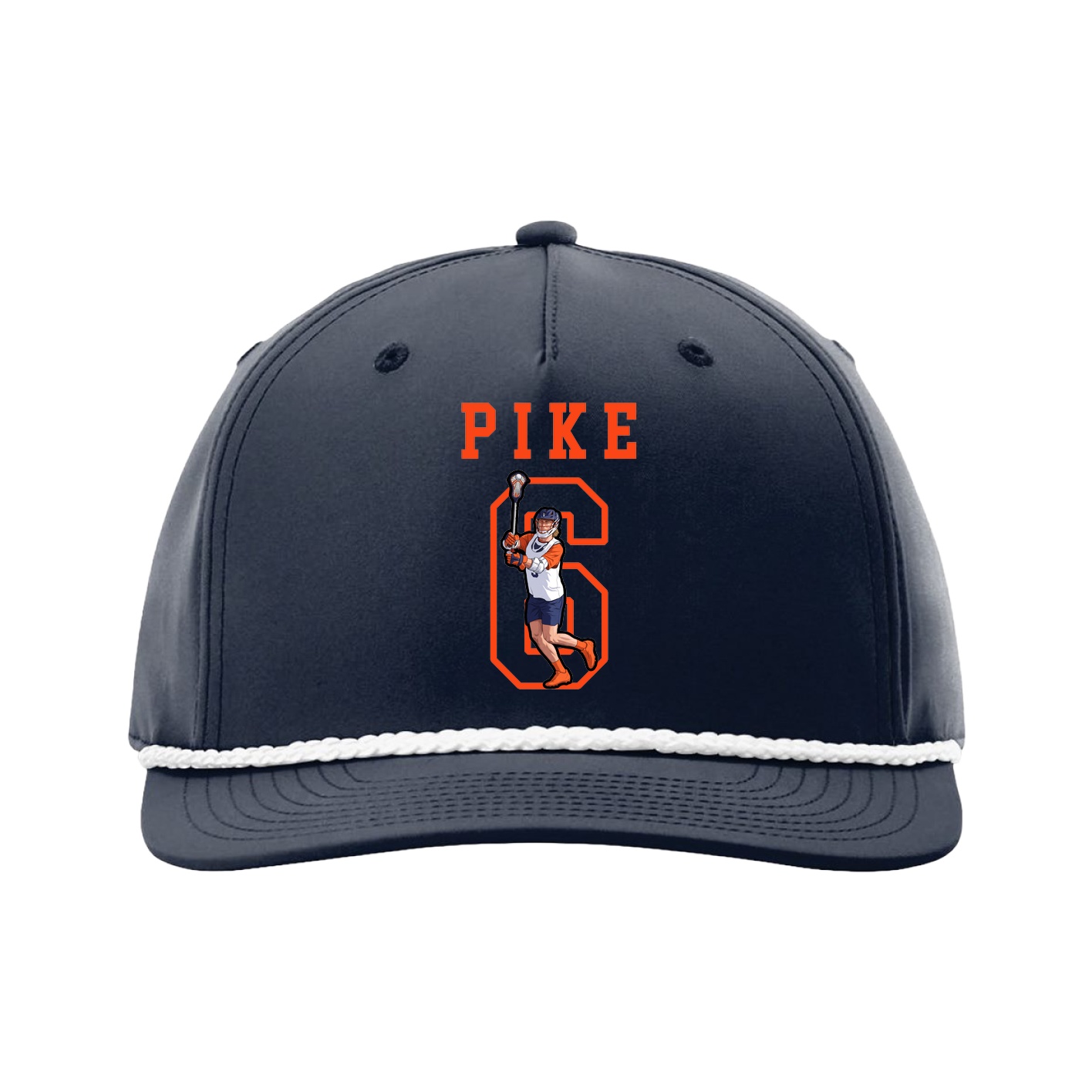 Five-Panel Classic Rope Cap — Shirsey in Navy