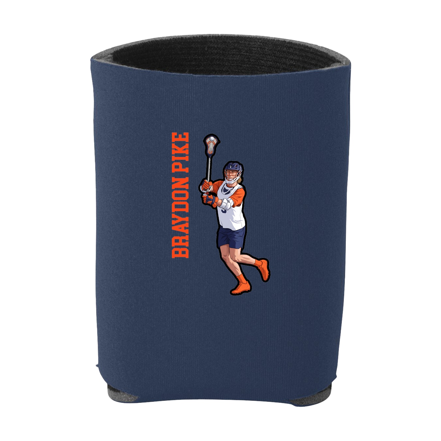 Can Holder — Name Vertical in Navy