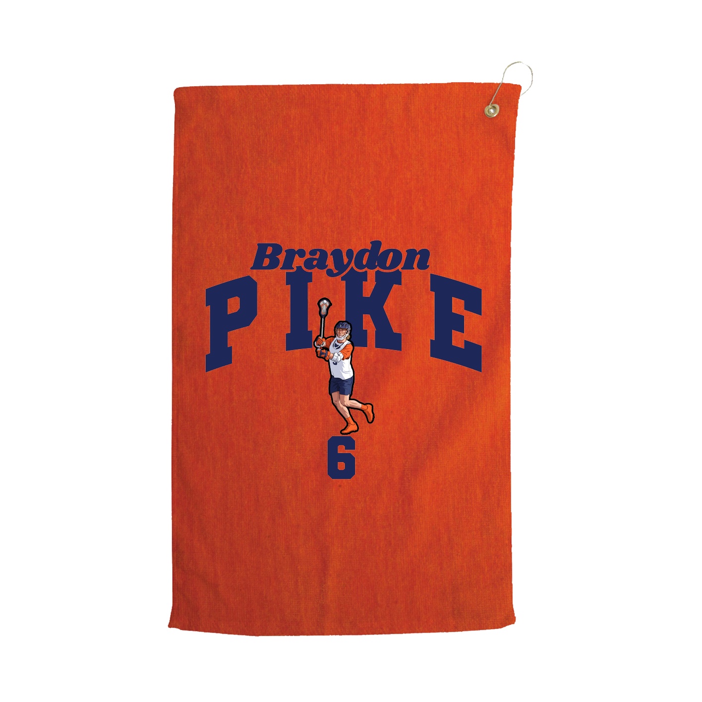 Golf Towel — Signature Arch in Orange