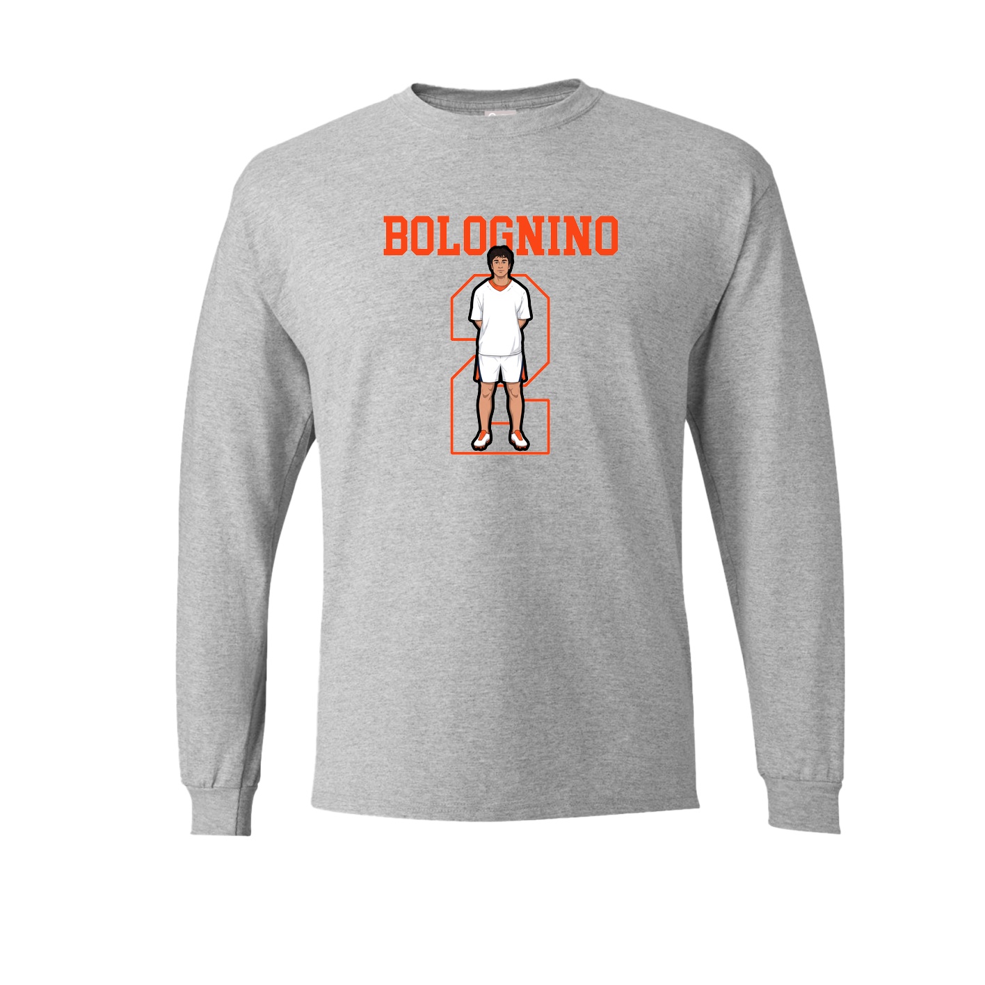 Long Sleeve Tee — Shirsey in Grey