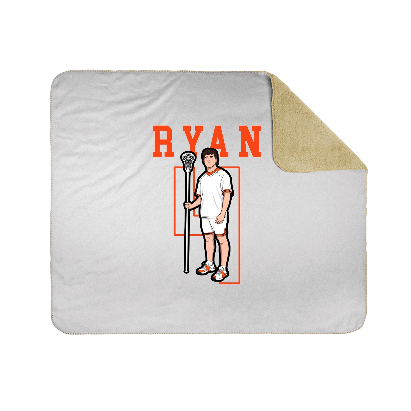 Throw Blanket — Shirsey in White