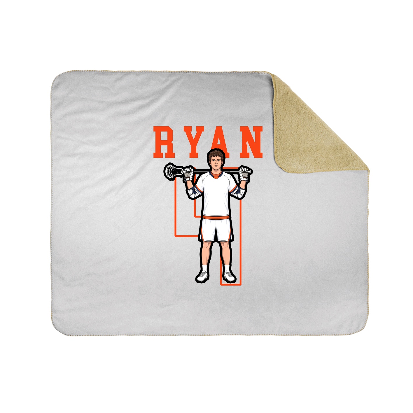 Throw Blanket — Shirsey in White