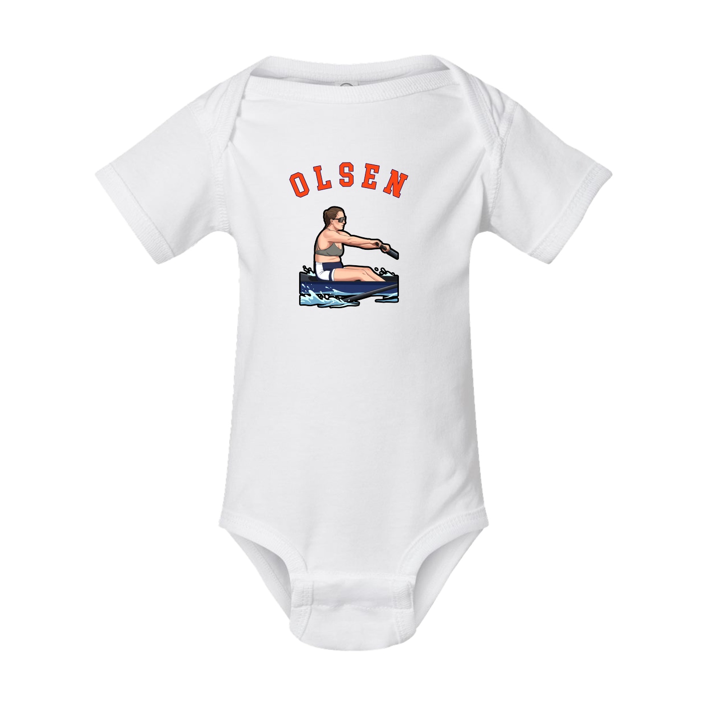 Baby Onesie — Shirsey Arch in White