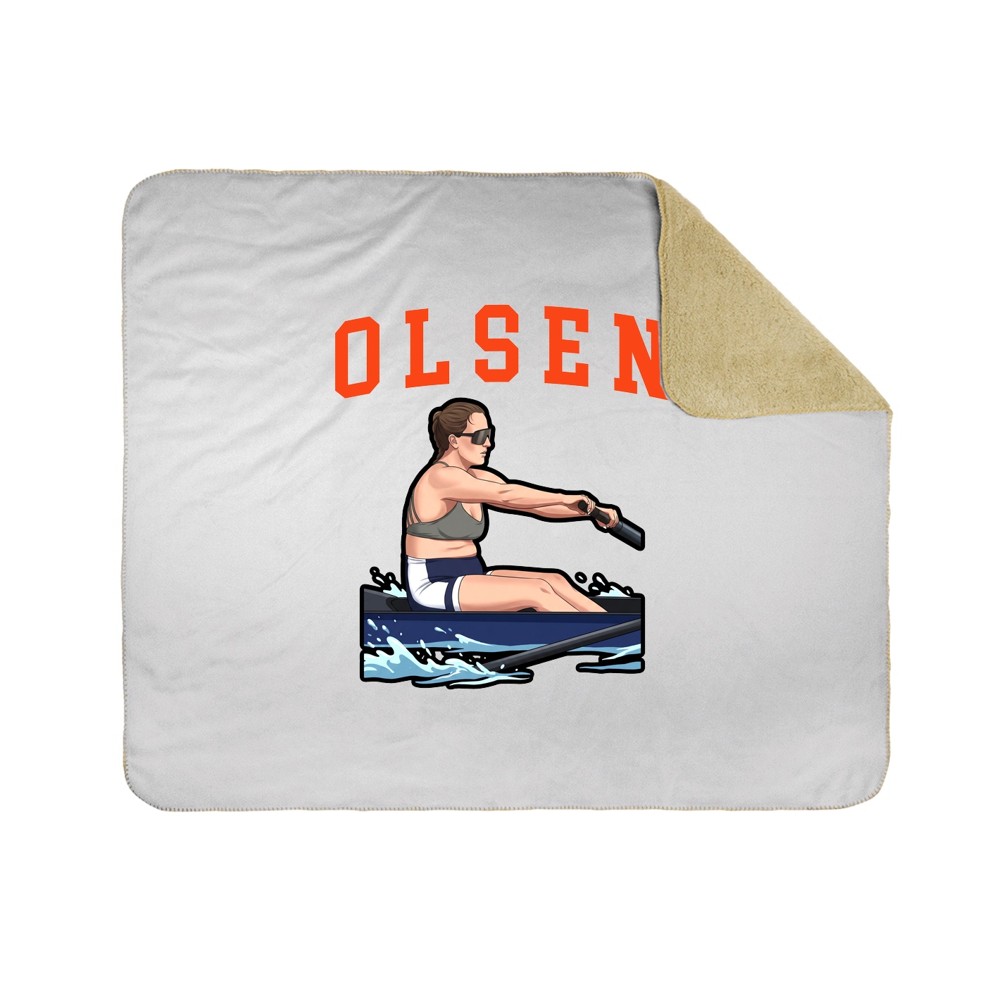 Throw Blanket — Shirsey in White